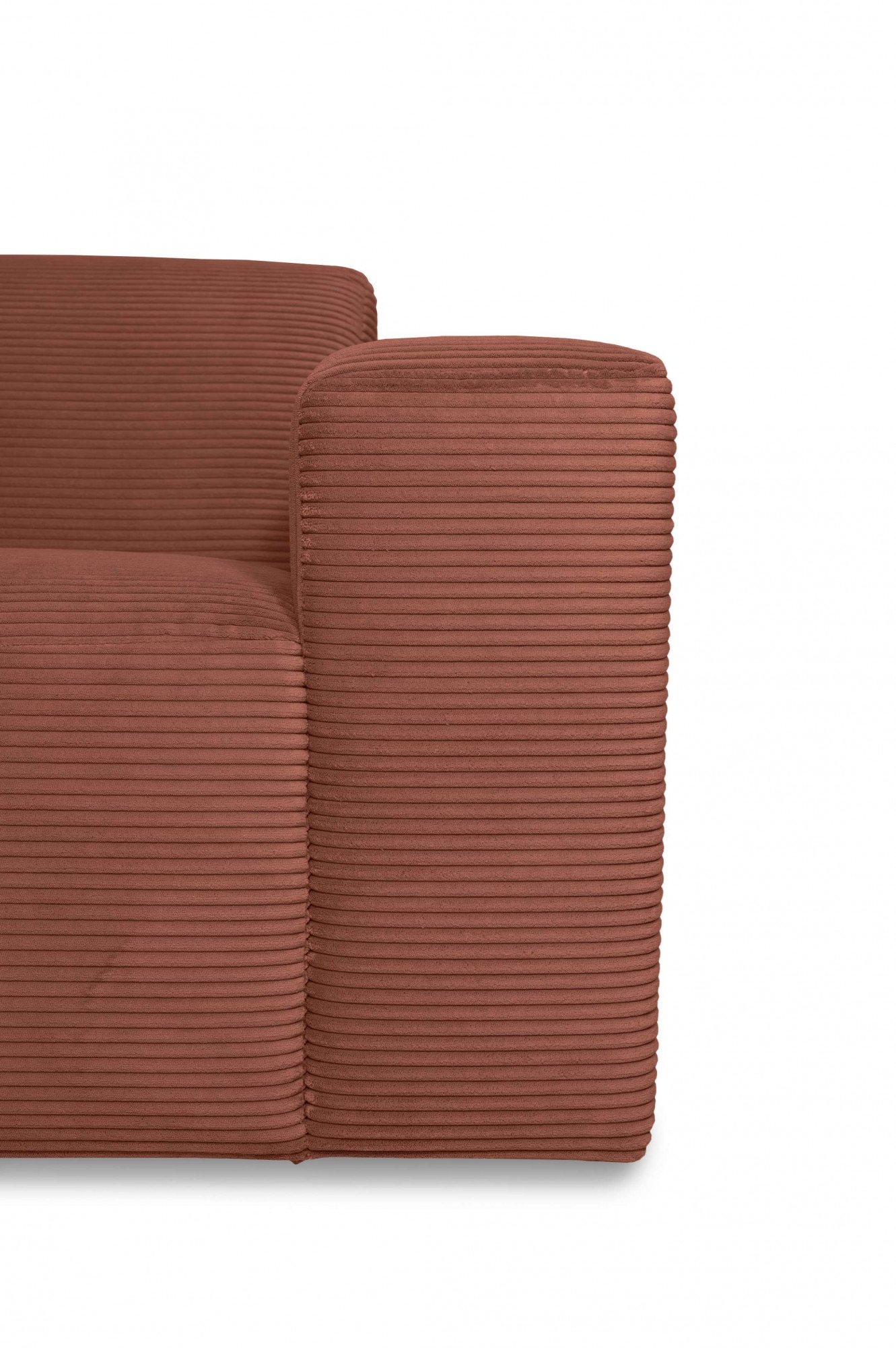 INOSIGN Ecksofa »Koa,228cm, L-Form, Modulsofa, Webstoff, Cord«, Designsofa, weicher Lounge-Sitzkomfort, Welleunterfederung, bodentief