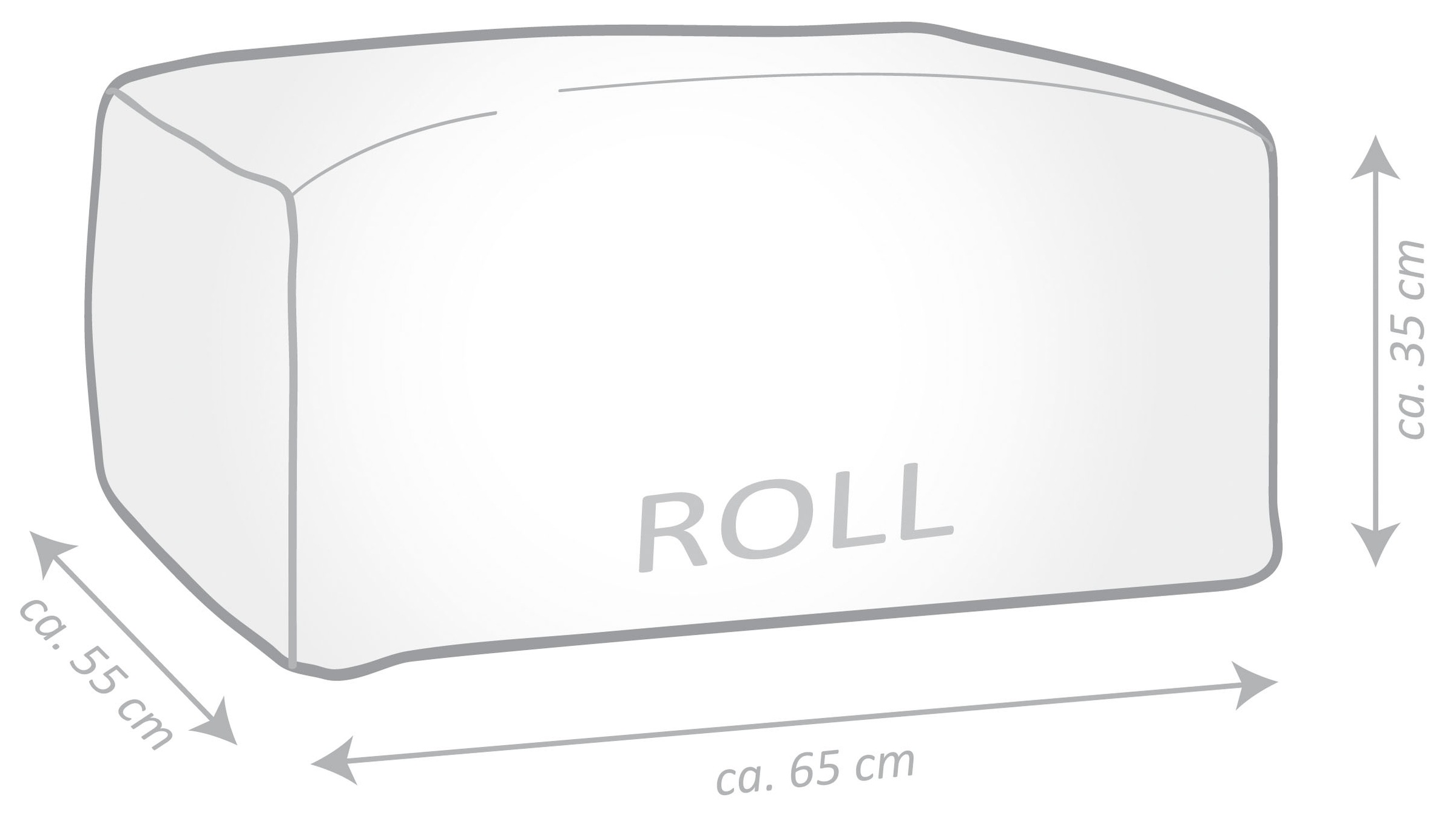 Magma Heimtex Sitzsack »SANTORIN Roll«, (1 St.)