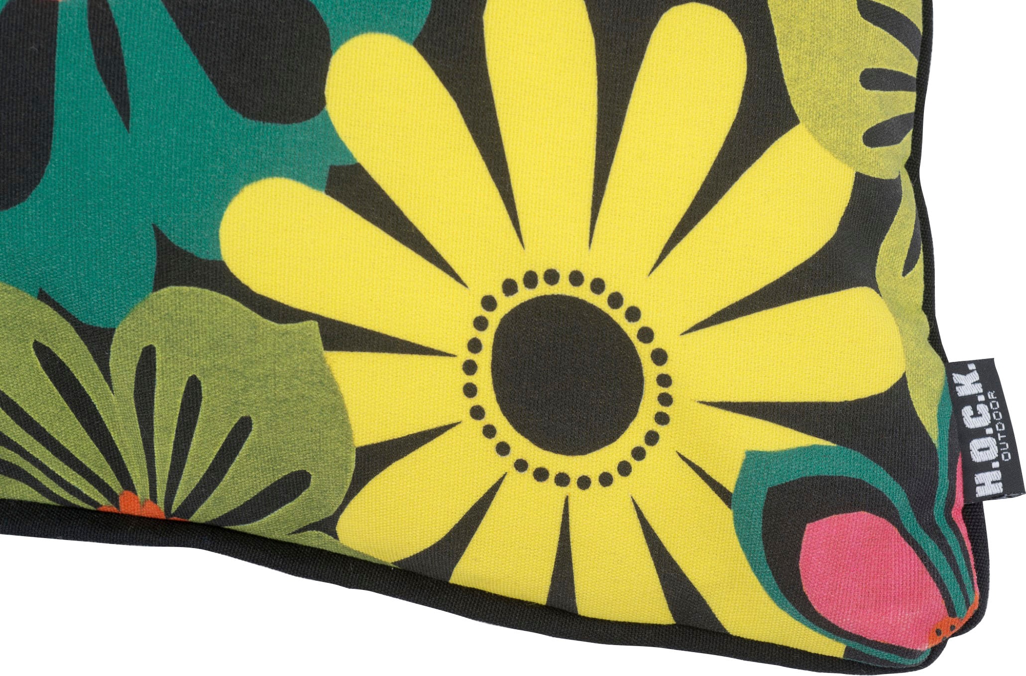 H.O.C.K. Dekokissen »Luciana«, in Blumen-Optik, Kissenhülle mit Füllung, 1 Stück