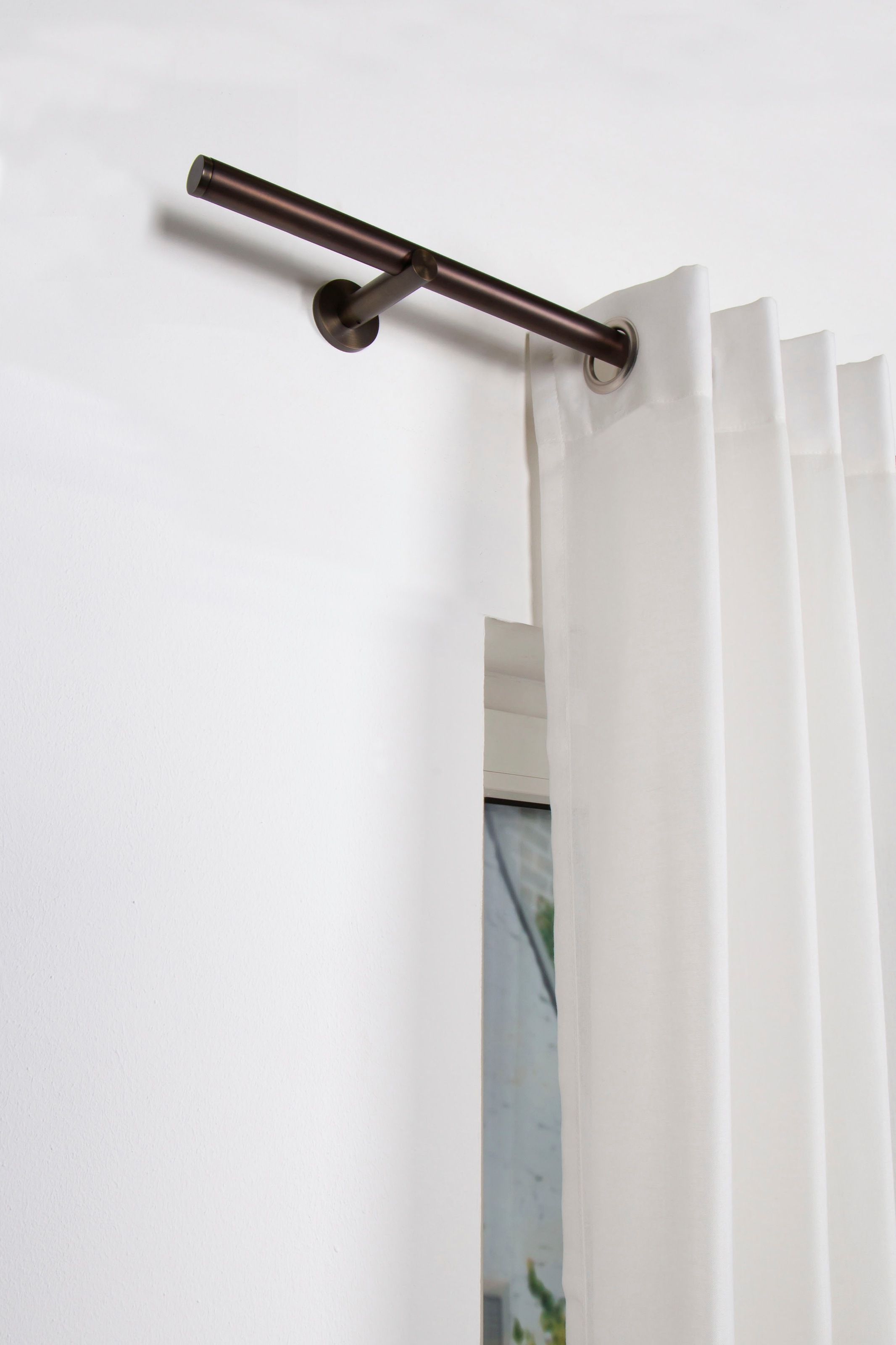 mydeco Gardinenstange »Match-Function« Ø 25 mm 1 läufig-läufig Fixmaß günstig online kaufen