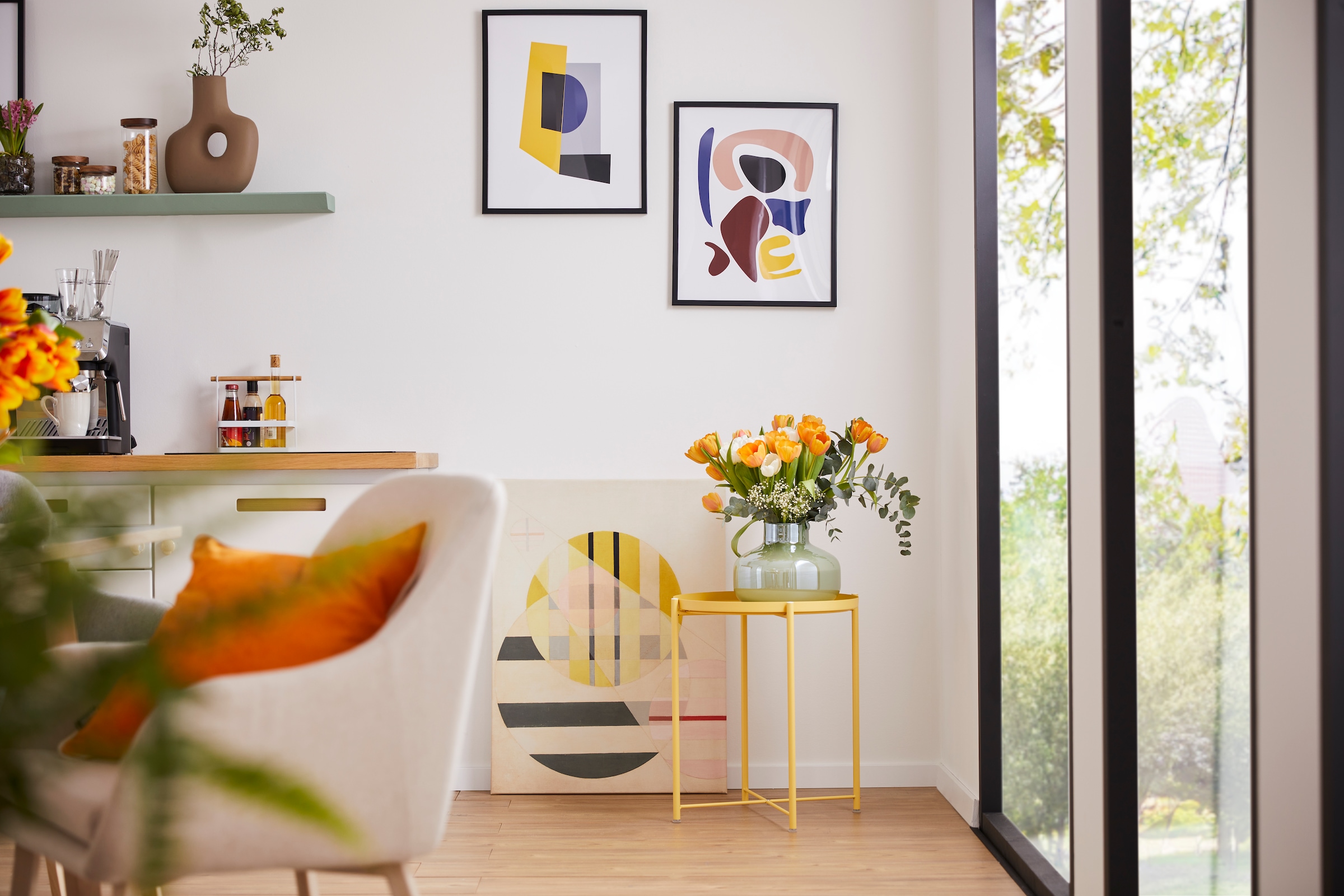 queence Bild »Sergey« Abstrakt | Figuren | Kunst 1 Stk. tlg. HD Premium Poster-Druck inkl. Holzrahmen