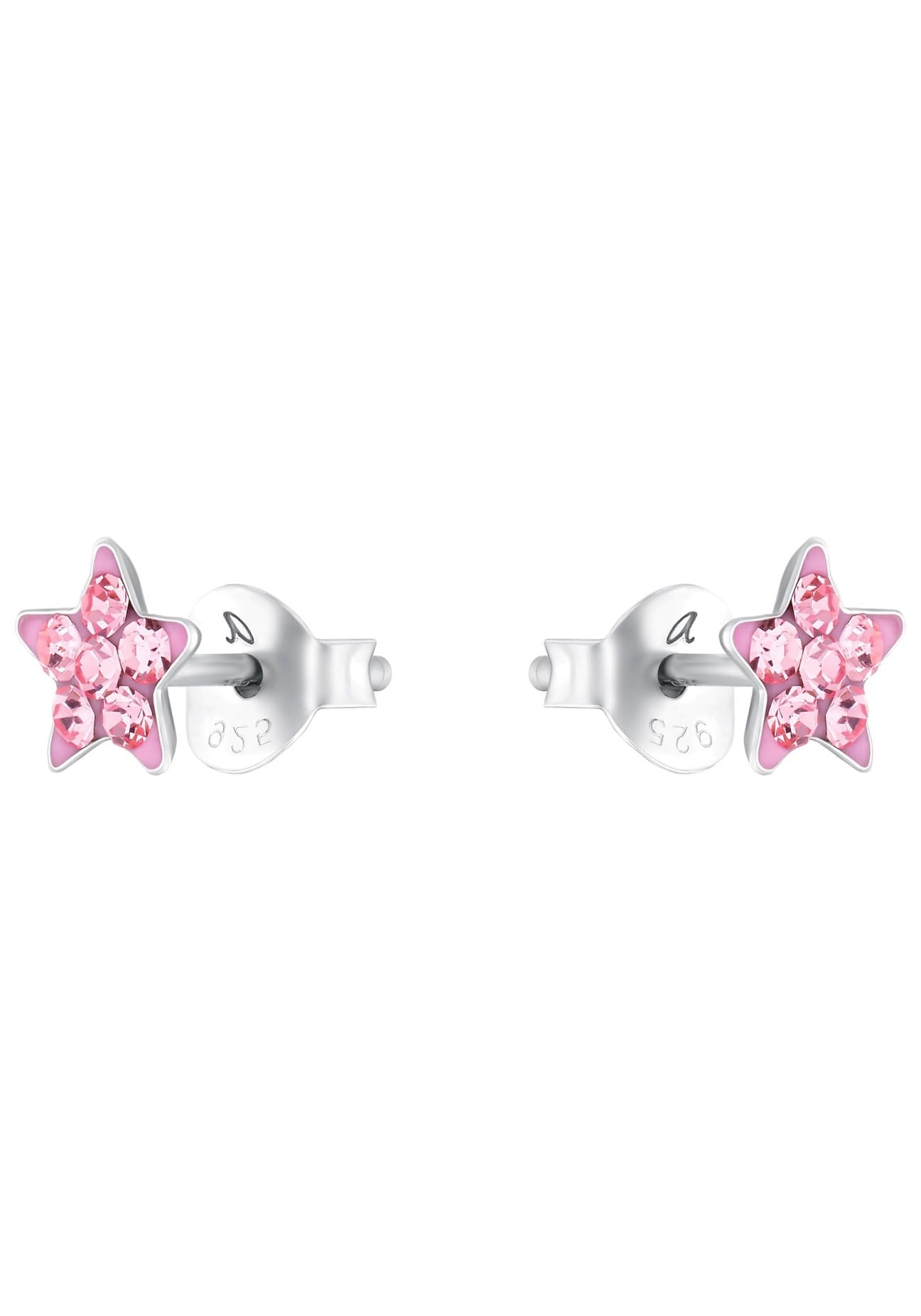 Amor Paar Ohrstecker »Sternchen, 2036522, 2036523, 2036524«, mit Kristallglas