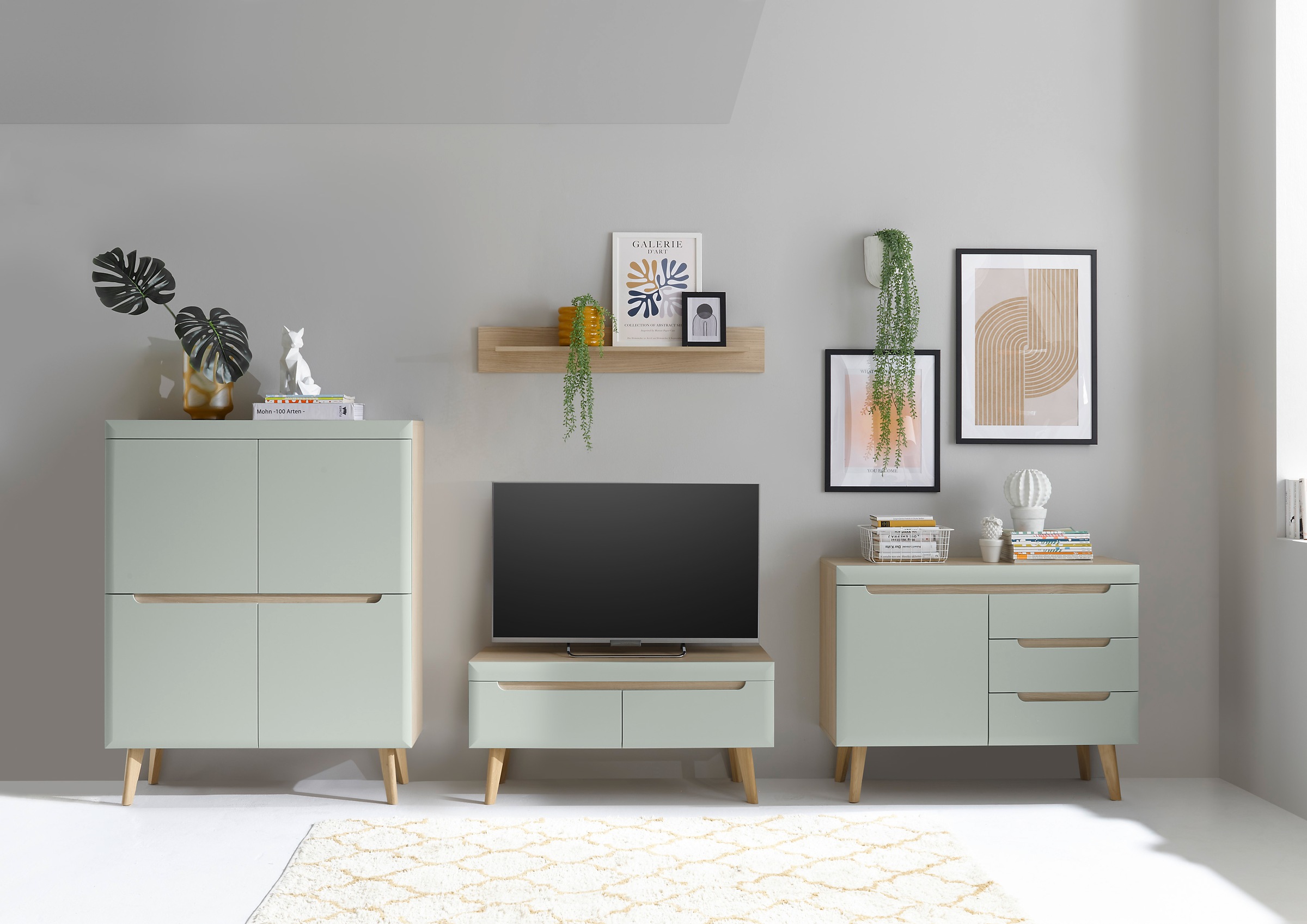 INOSIGN Wohnwand »Torge, Anbauwand, Schrankwand, Mediawand, Wohnzimmer-Set« günstig online kaufen