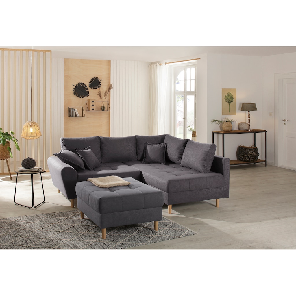 Home affaire Ecksofa »Rice L-Form«