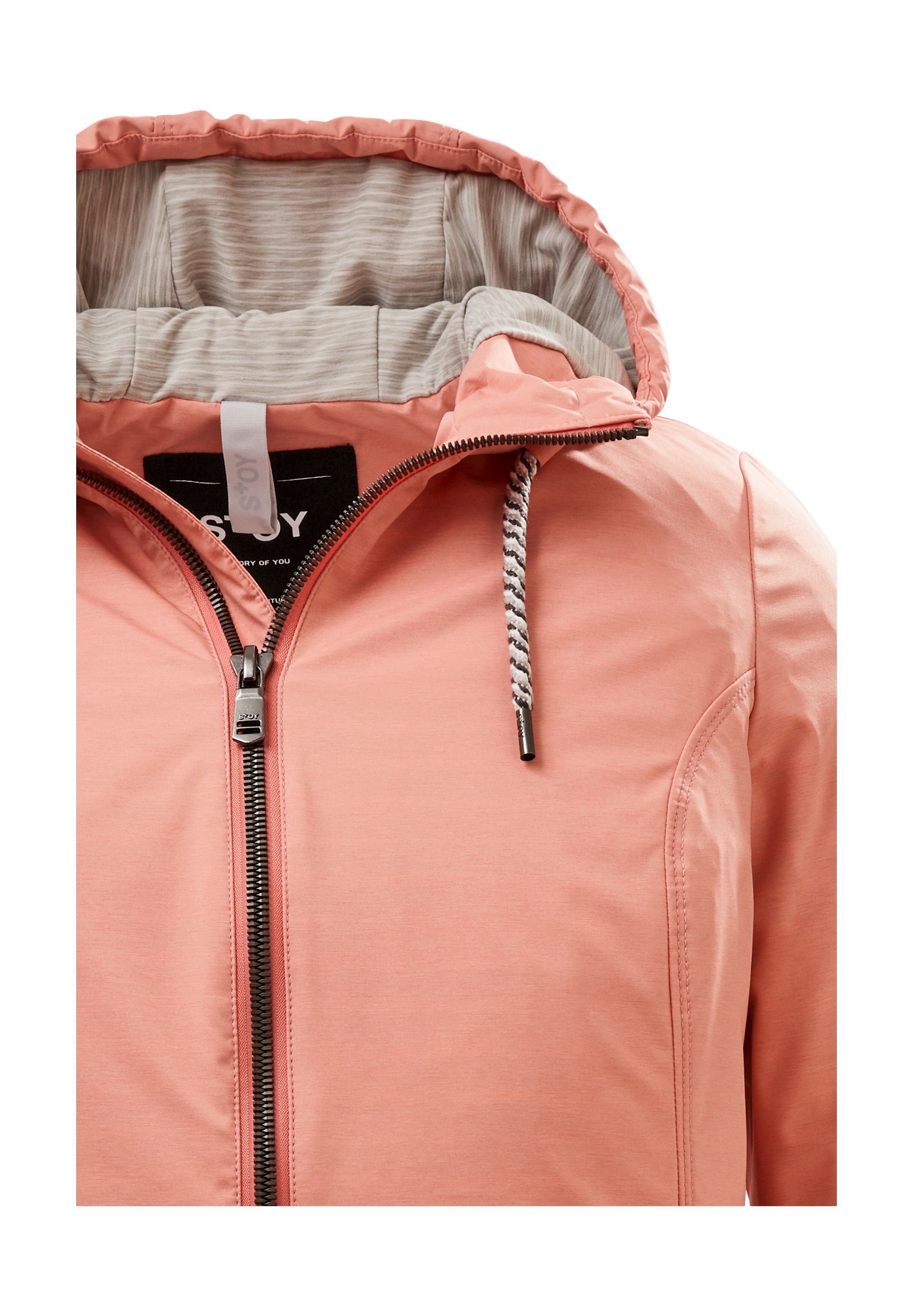 STOY Softshelljacke »STS 5 WMN SFTSHLL JCKT«, Softshelljacke: Plus-Size, wasserabweisend, atmungsaktiv