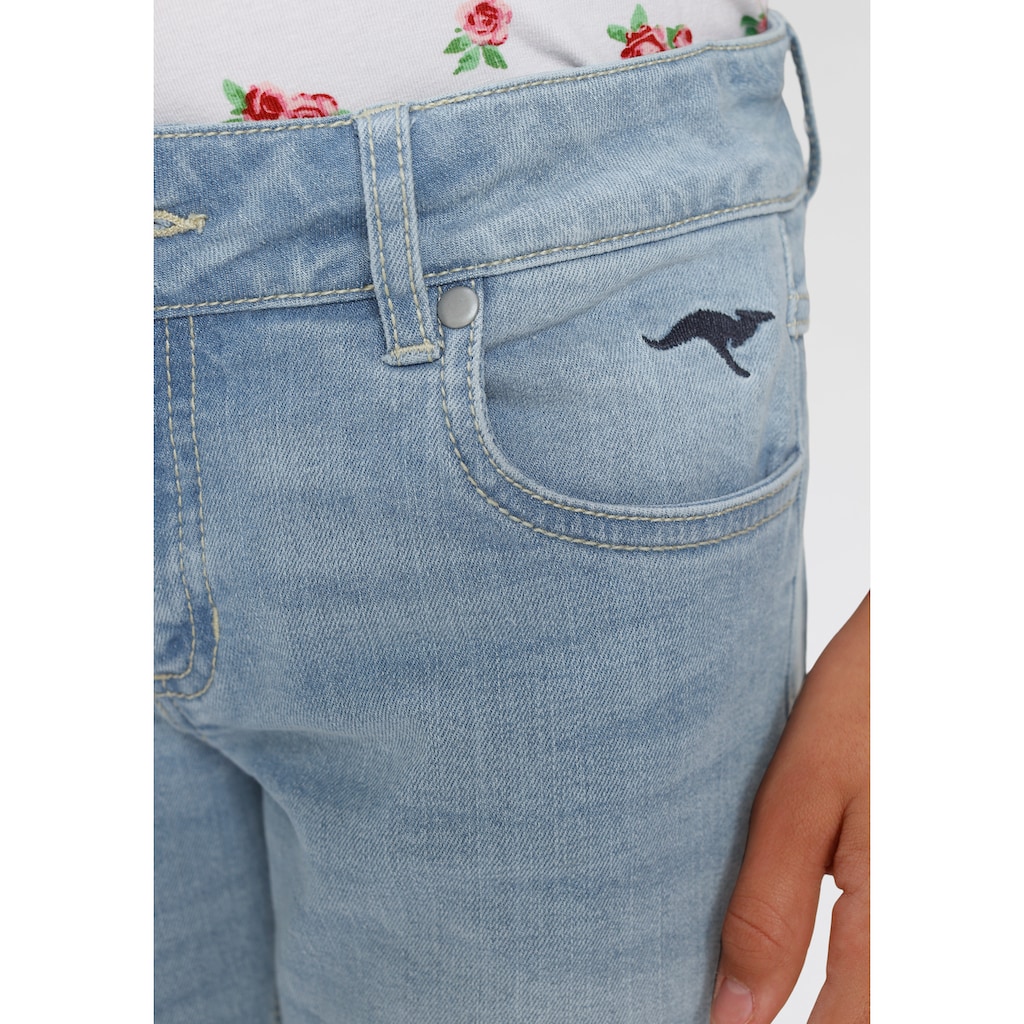 KangaROOS 7/8-Jeans »für Mädchen«, mit geschnittener Saumkante