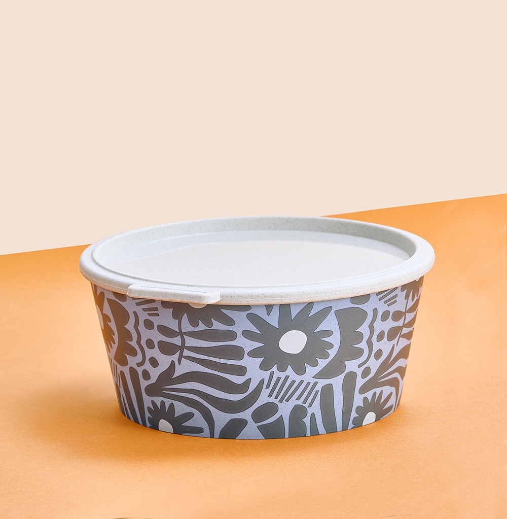 KOZIOL Aufbewahrungsschüssel »BLOMSTER BOX 2,2 BLOOM Schale 2,2l mit Deckel«