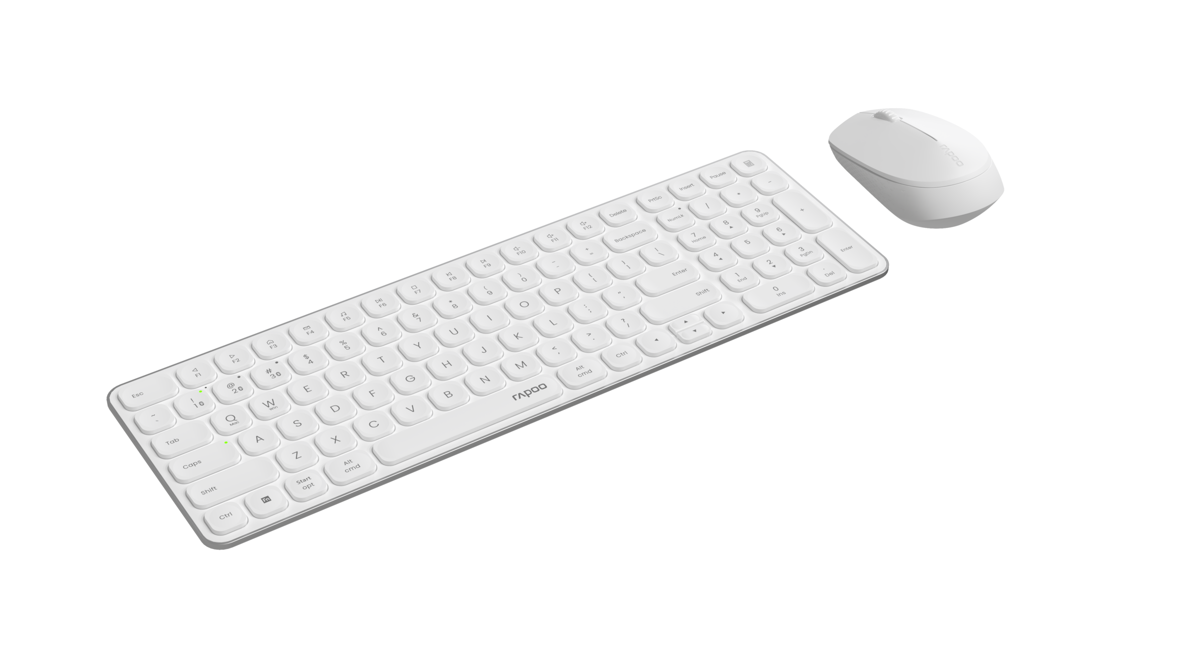 Rapoo Tastatur- und Maus-Set »9310M, Kabelloses ultraflaches Multi-Mode-Deskset«