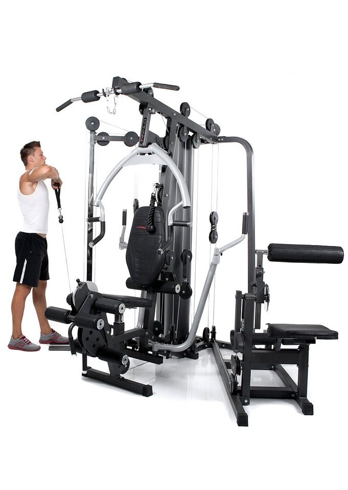 Finnlo by Hammer Kraftstation »Autark 6600«, 20 Gewichtsblöcke, (Butterflystange, Latzug, Ruderfunktion und mehr), multifunktionale Fitnessstation, max. Trainingsgewicht 110 kg