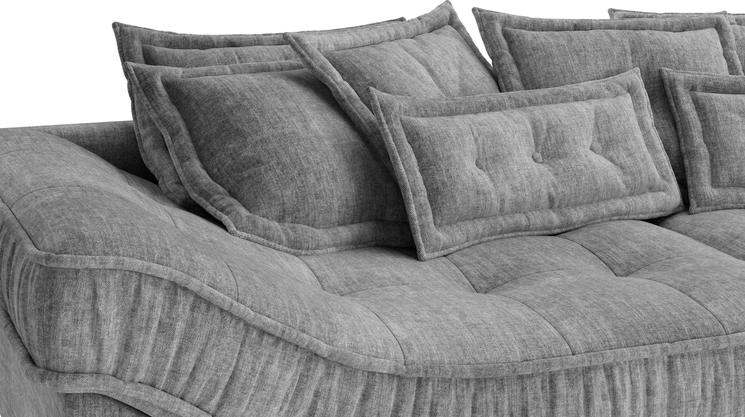 Mr. Couch Ecksofa »Diwan II, L-Form«, Wahlweise mit Kaltschaumpolsterung bis 140 kg belastbar