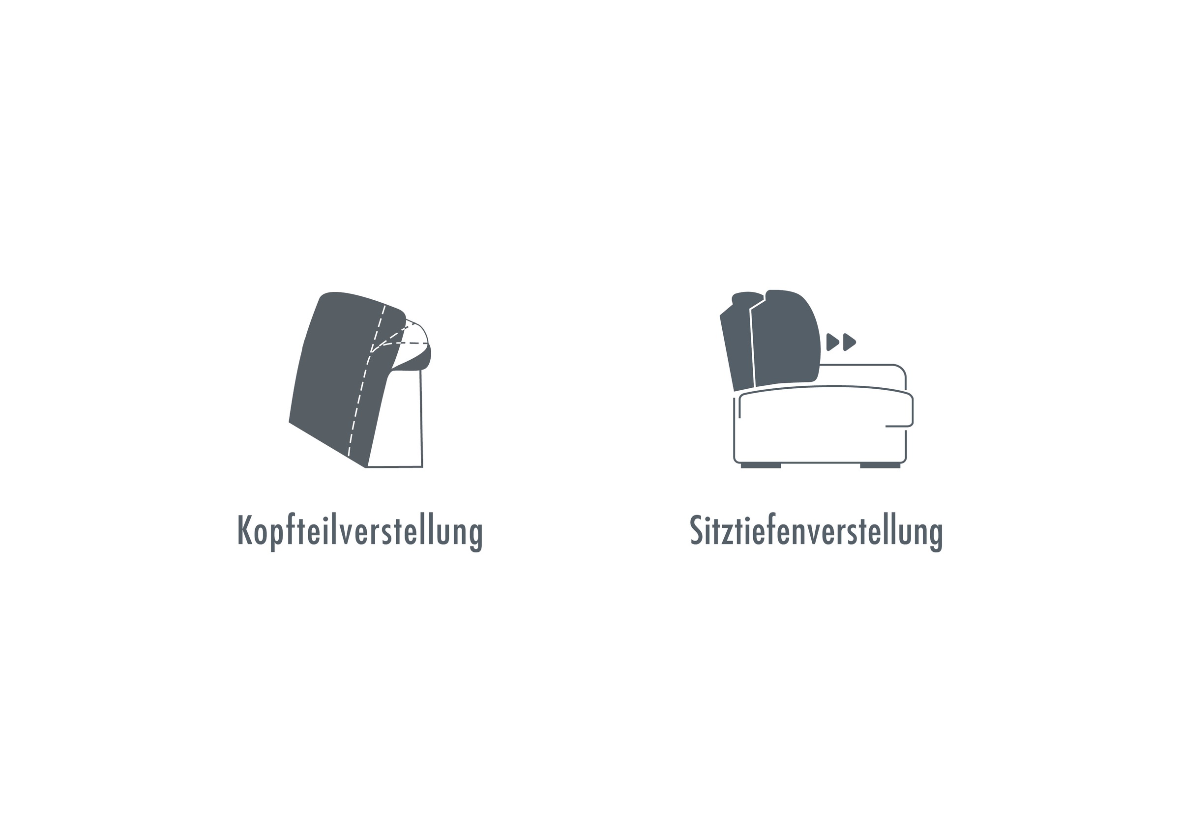 Die PlanBar Ecksofa »MP-IN16012 L-Form, mit Federkern-Polsterung«, inkl. Sitztiefenverstellung wahlweise mit weiteren Funktionen