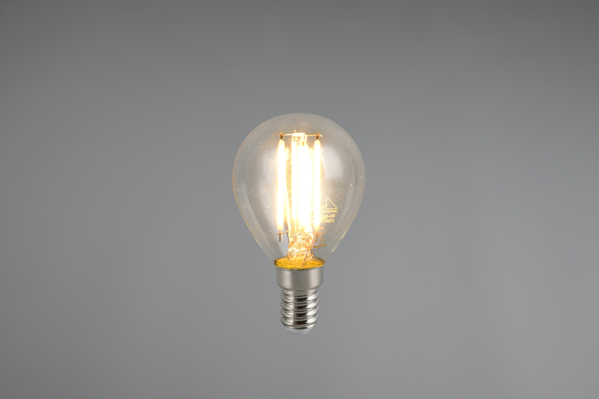 TRIO Leuchten LED-Filament »Leuchtmittel Set E14«, E14, 6 St., Warmweiß, 6er Set Filament Leuchtmittel E14 Fassung, Glühbirne E14 LED warmweiß