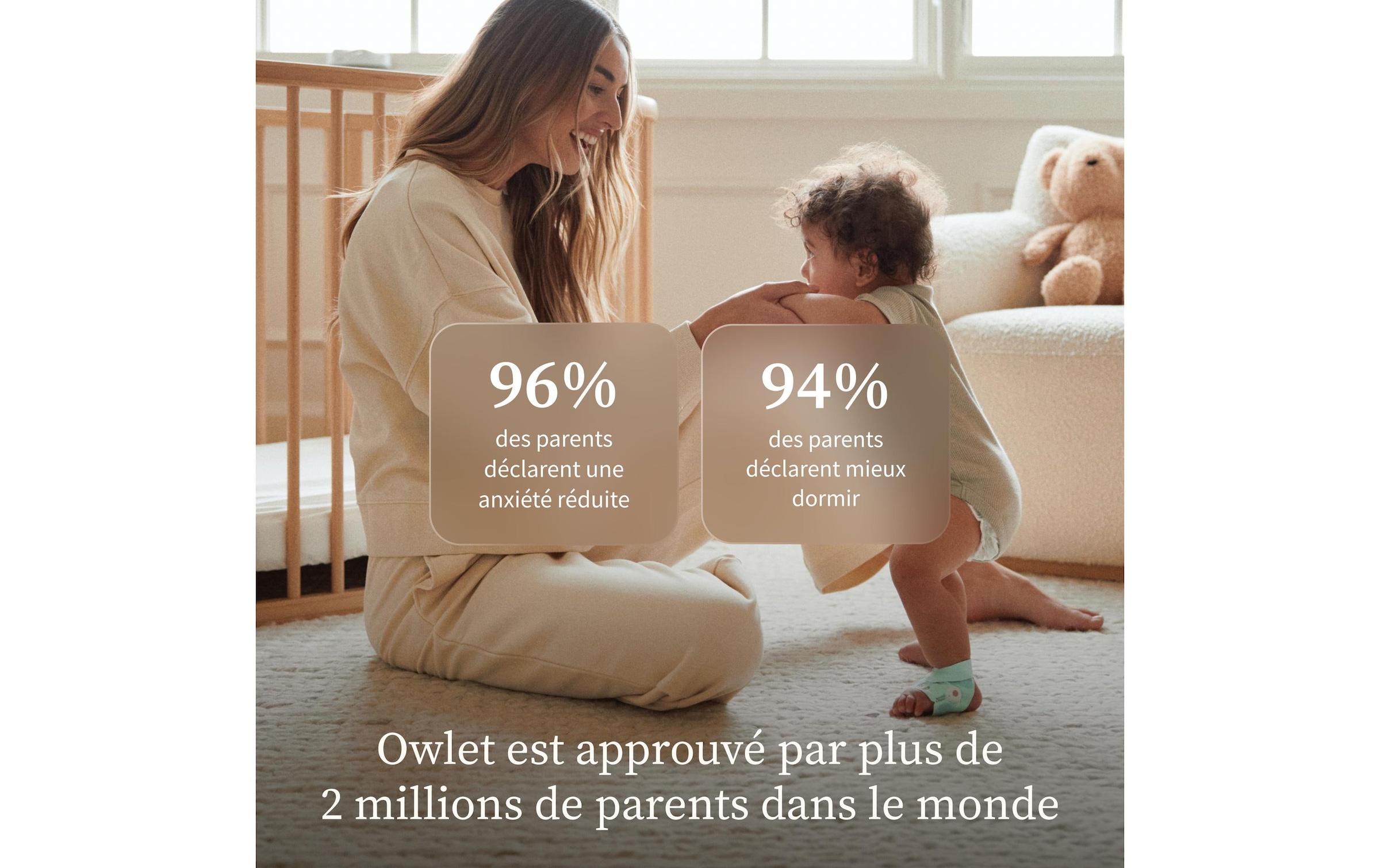   Video-Babyphone »Owlet Dream Duo 3 Dusty«