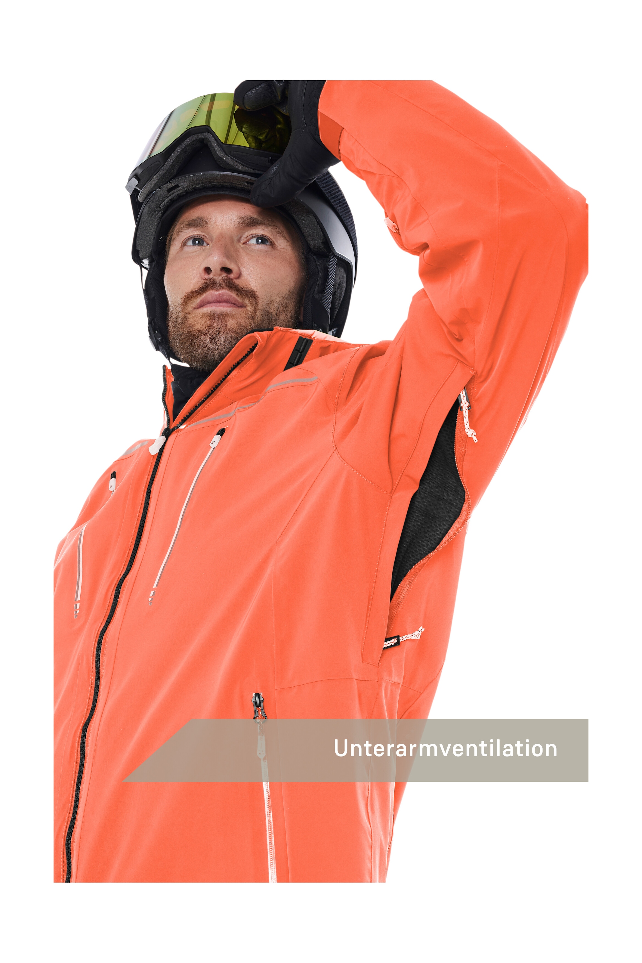 Killtec Skijacke »KSW 50 MN SKI JCKT« Herren Skijacke: wasserdicht, atmungsaktiv, 4-Wege-Stretch, Schneefang