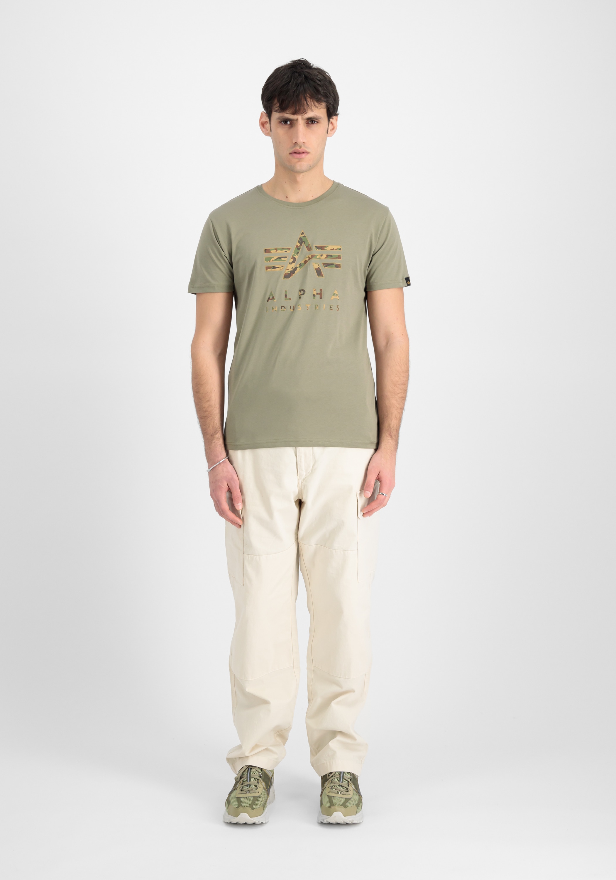 Alpha Industries T-Shirt »Alpha Industries Men - T-Shirts Camo Puff Print T«