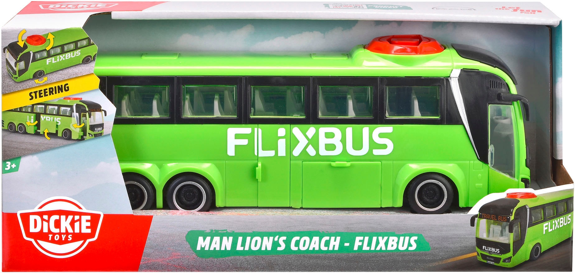 Dickie Toys Spielzeug-Bus »MAN Lion's Coach - Flixbus«