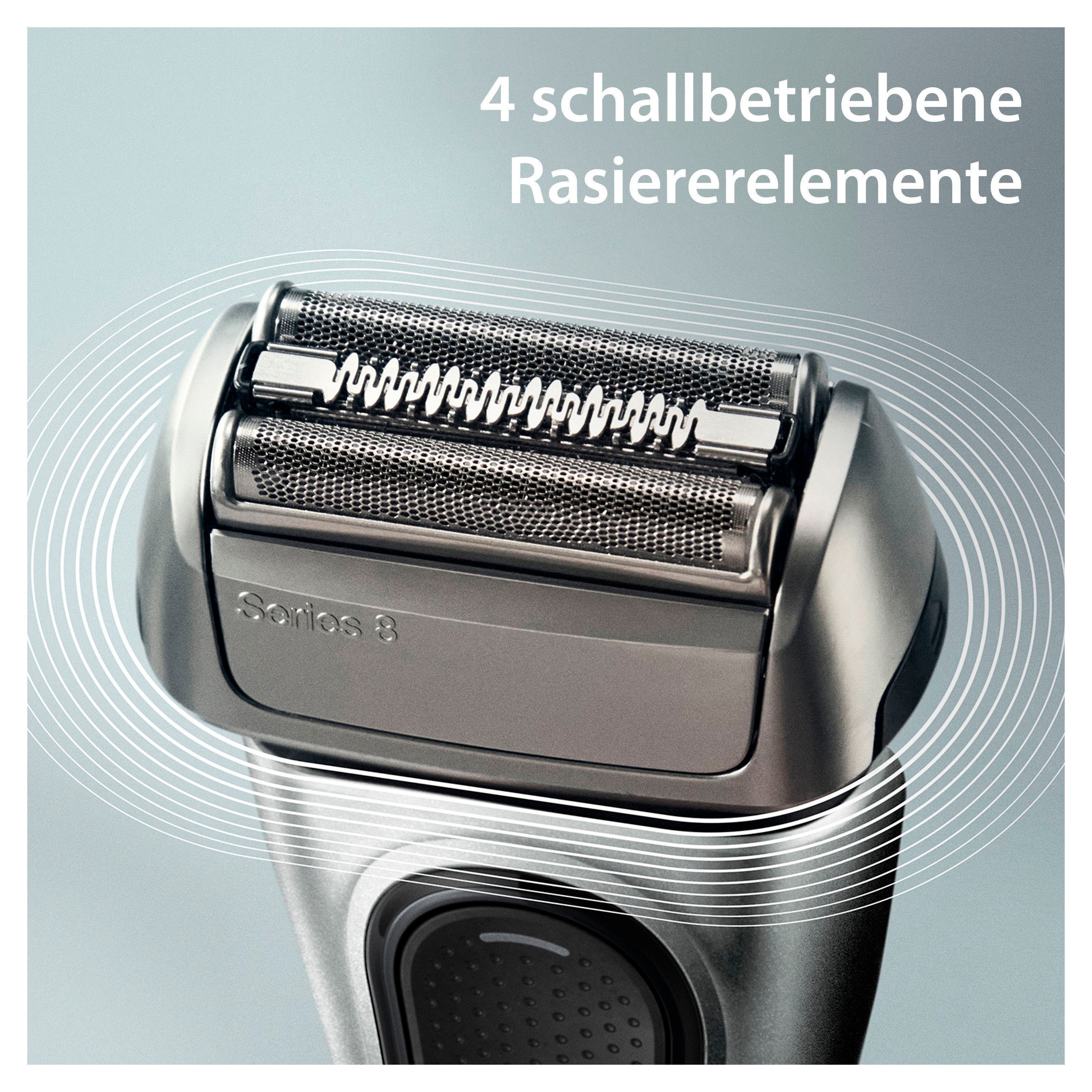 Braun Elektrorasierer »Series 8 8567cc«, 5-Stufen-Reinigungs- und Ladestation, ProTrimmer