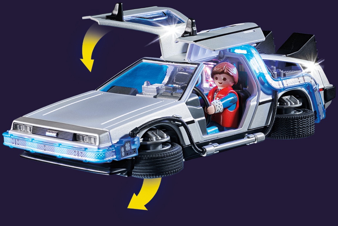 Playmobil® Konstruktions-Spielset »Back to the Future DeLorean (70317), Back to the Future«, (64 St.), Made in Germany
