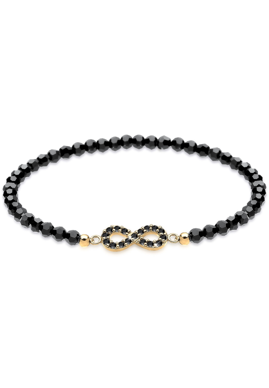Bild von Elli Armband »Infinity Kristalle 925 Silber Noir«