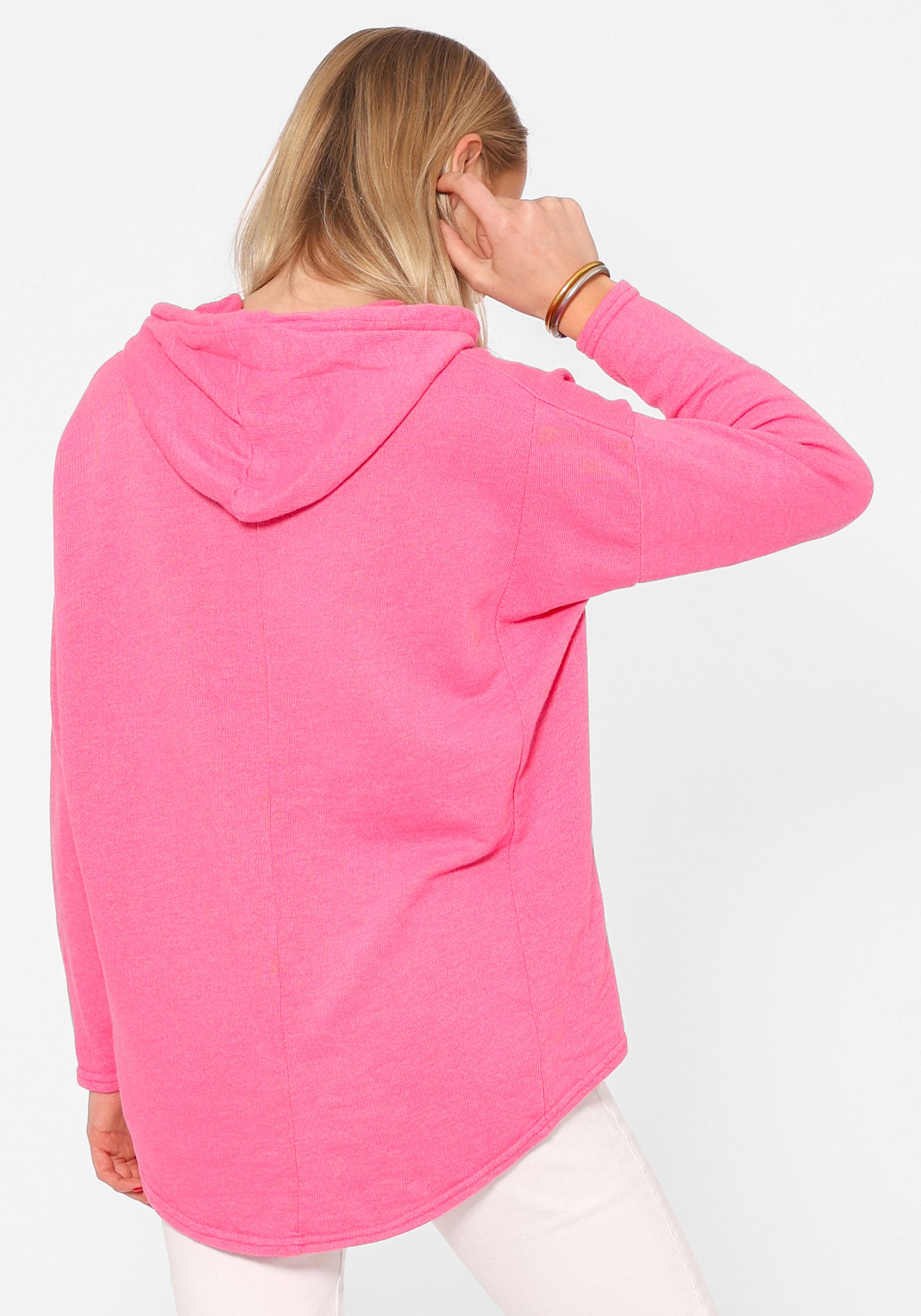 Zwillingsherz Hoodie »"Moin"«, mit Kapuze und Stempeldruck