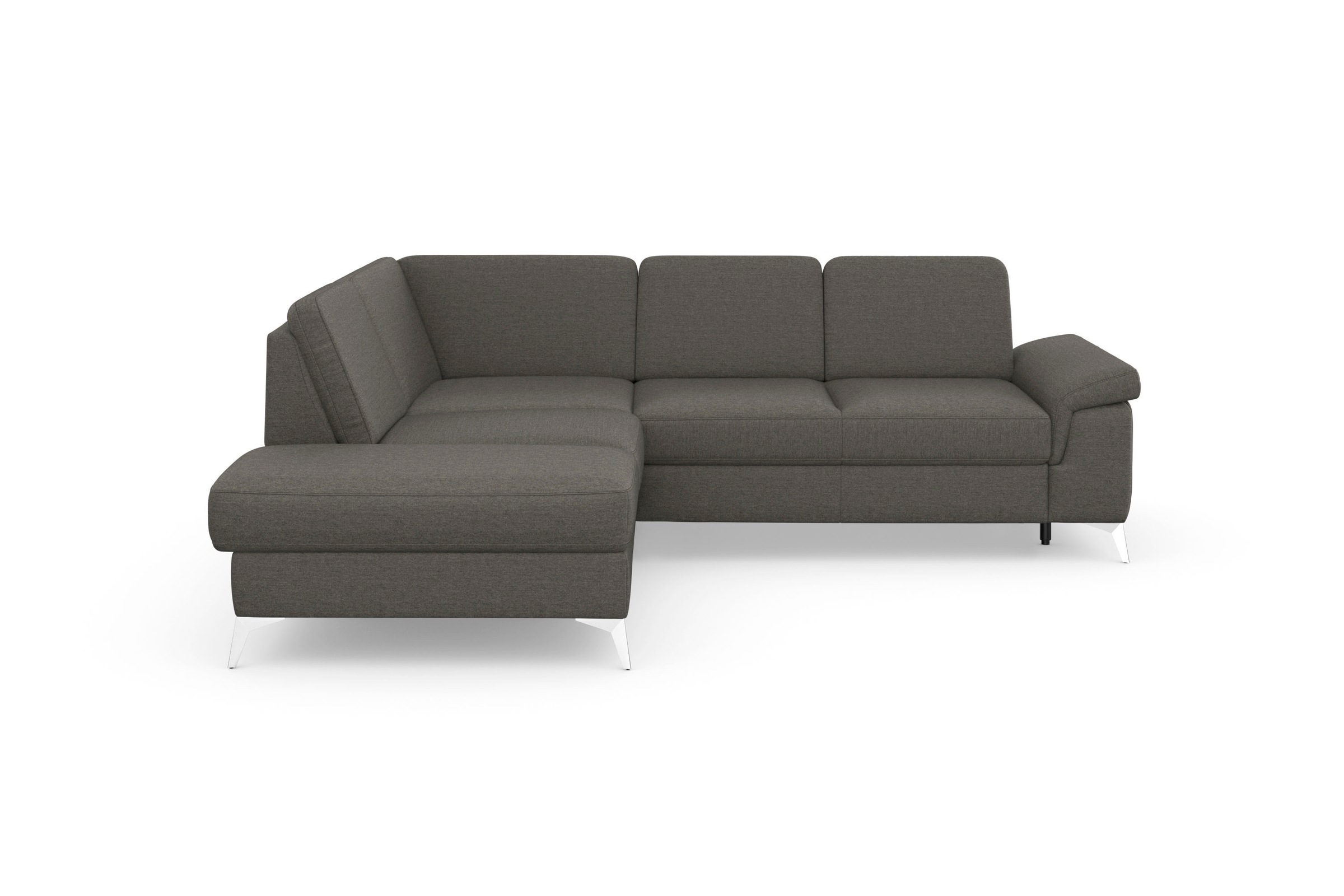 sit&more Ecksofa »Padua L-Form«, inklusive Sitztiefenverstellung, Armteilfu günstig online kaufen