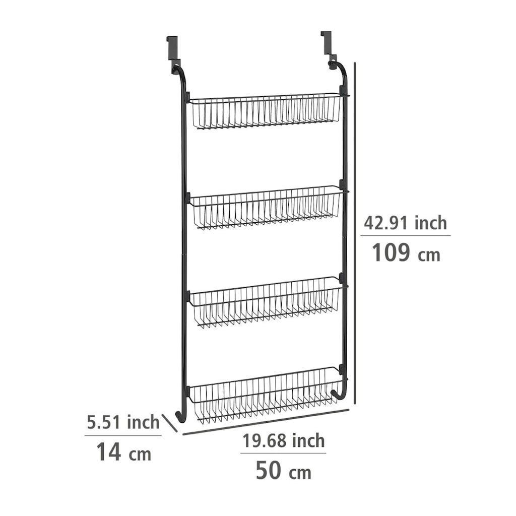WENKO Türregal »Hängeregal«