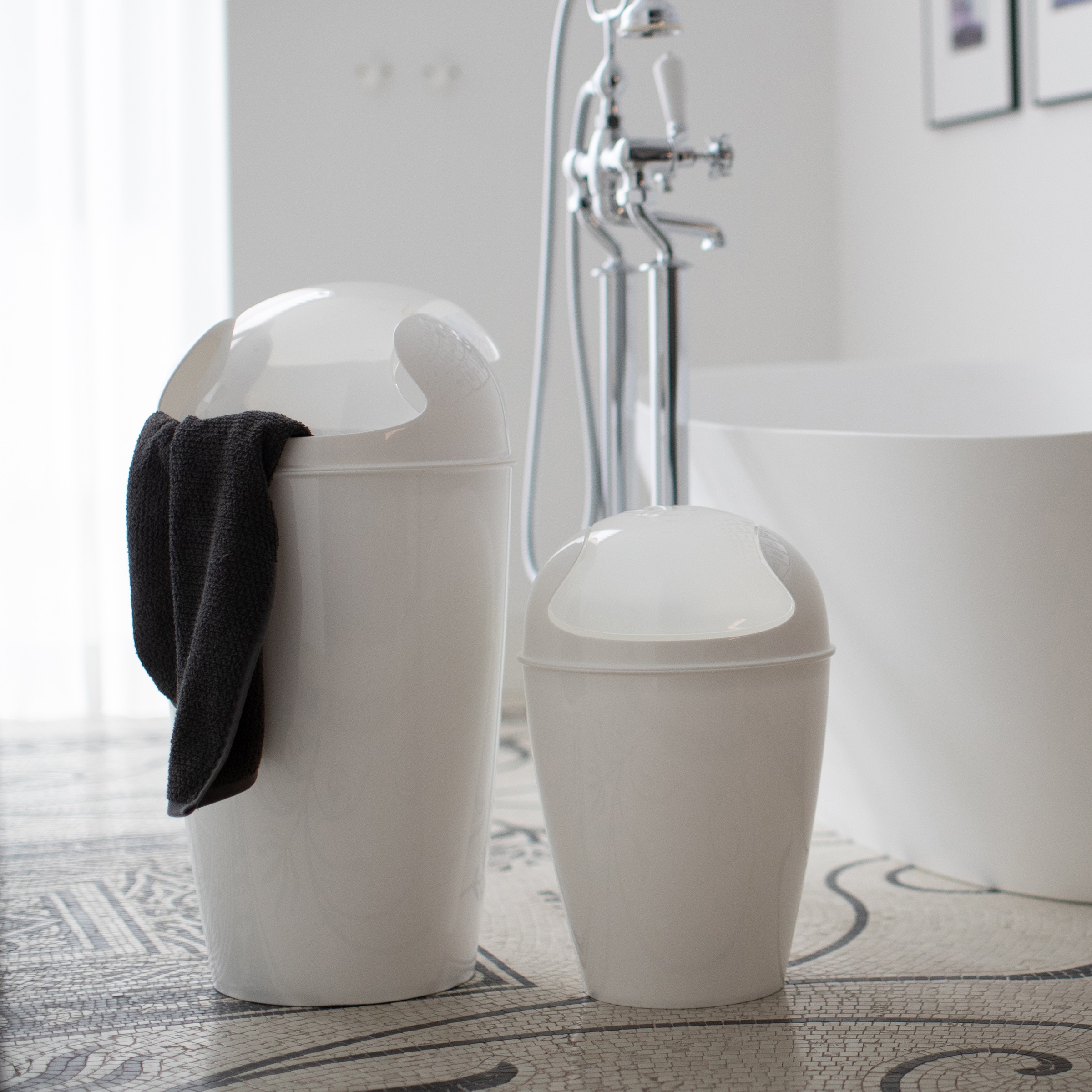 KOZIOL Mülleimer »DEL XL«, 1 Behälter, melaminfrei, 30 Liter, Made in Germany
