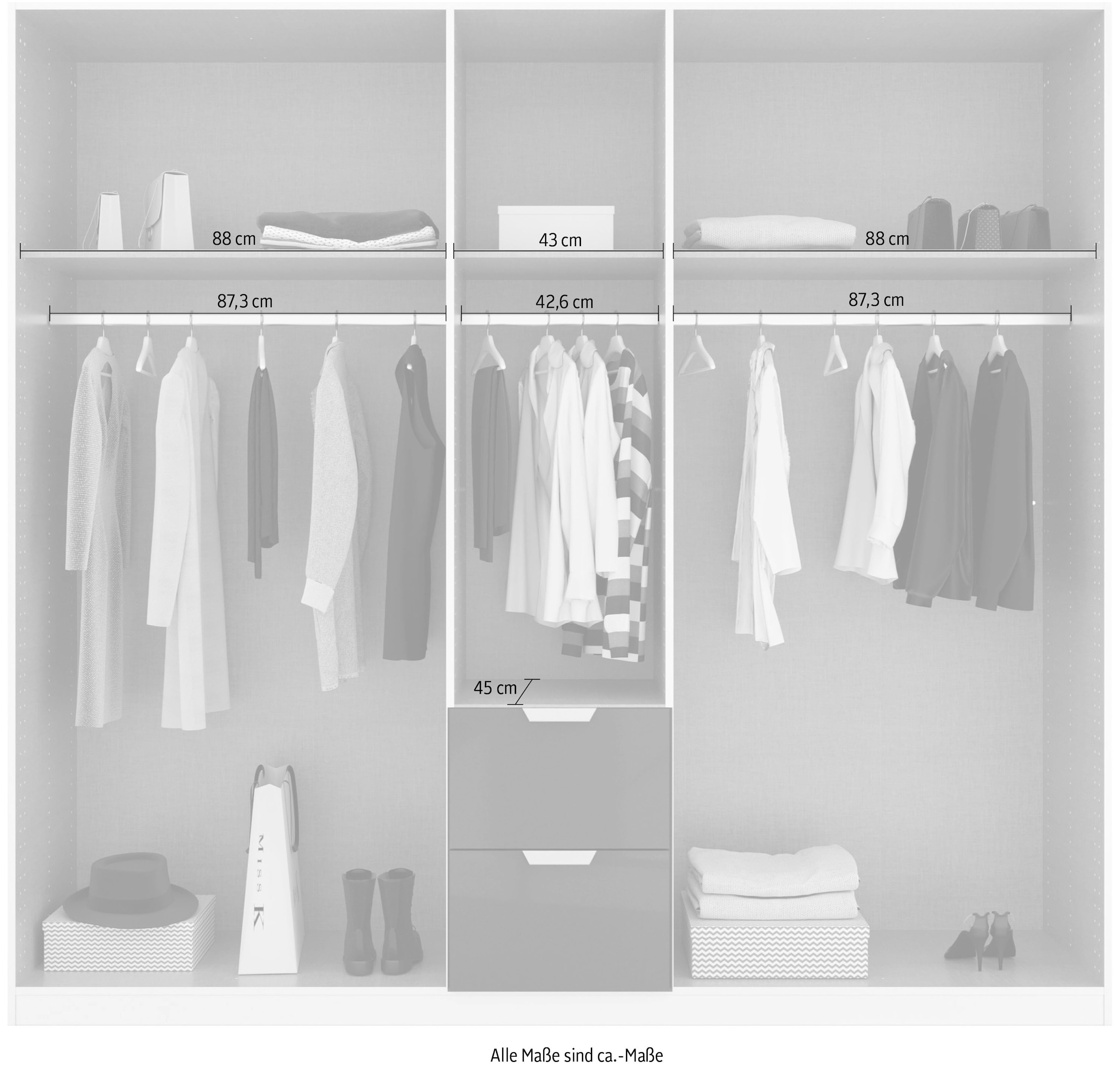 rauch Drehtürenschrank »Glamour by Quadra Spin«