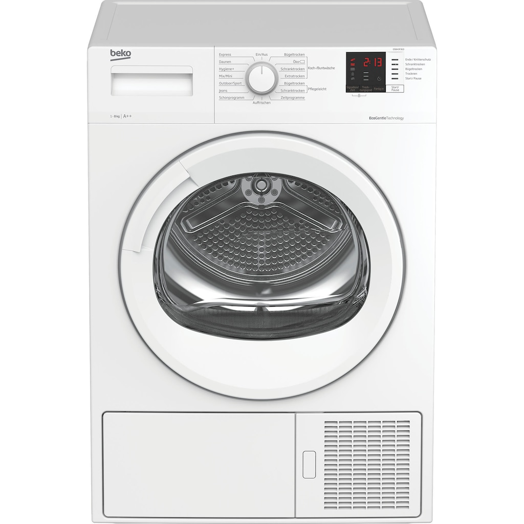 BEKO Wärmepumpentrockner »DS843F3G0«, 8 kg