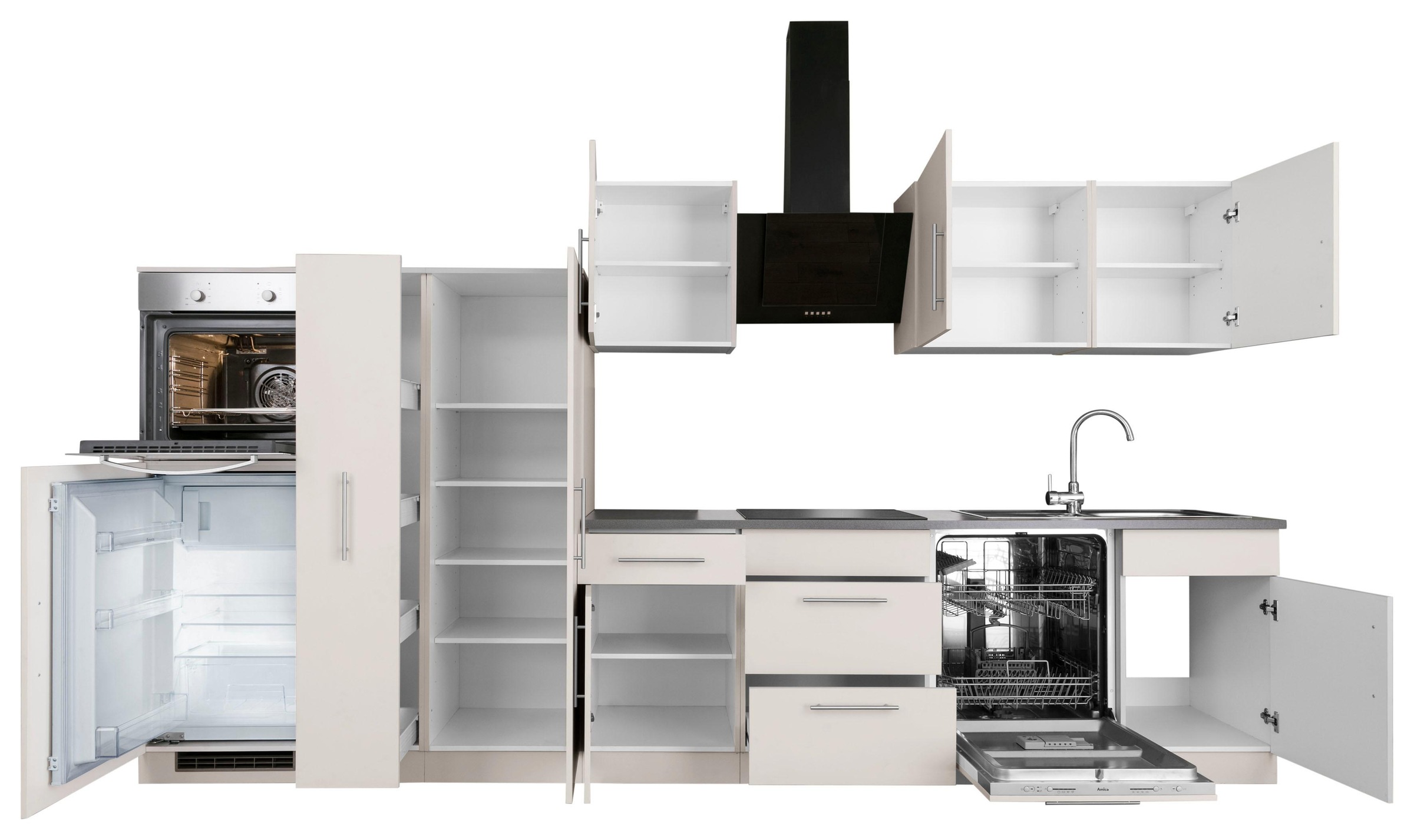 wiho Küchen Küchenzeile Breite E-Geräte, »Cali«, cm auf kaufen ohne Rechnung 360