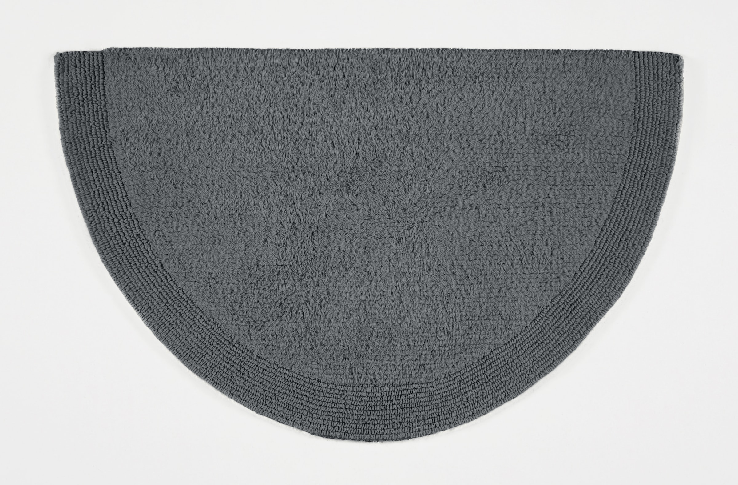 my home Badematte »Kapra, Badvorleger, Badezimmer Teppich«, beidseitig nutzbar-fußbodenheizungsgeeignet-strapazierfähig, mit Bordüre, Badteppich, Badematte, Baumwolle