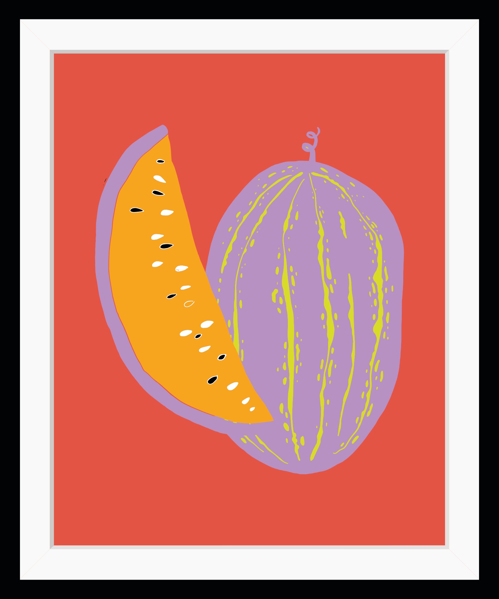 queence Bild »Marleen«, Obst-Obst Bilder-Kunst-Lebensmittel-Wassermelone, H günstig online kaufen