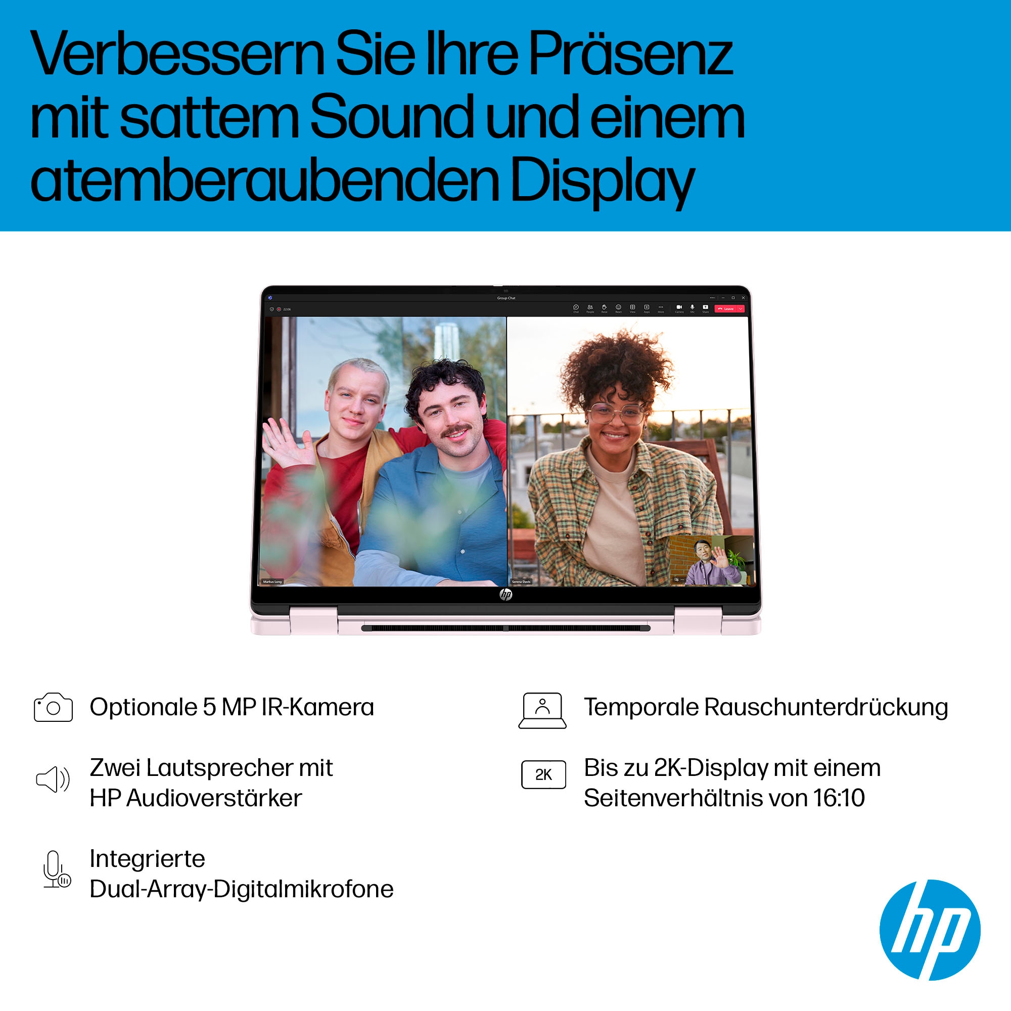 HP Convertible Notebook »OmniBook 5 Flip«, 35,6 cm, / 14 Zoll, Intel, Core i5, Iris Xe Graphics, 512 GB SSD