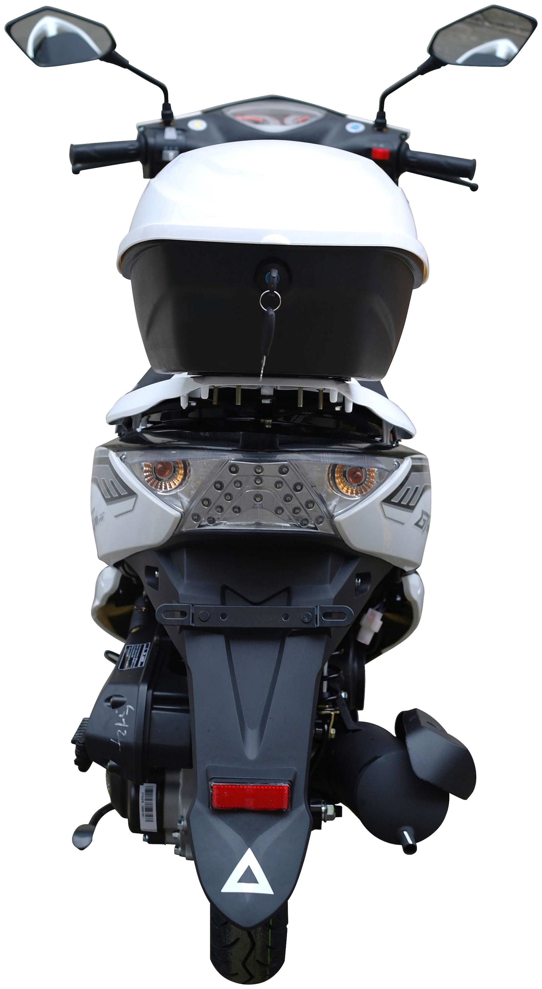 GT UNION Motorroller »GT3 45«, 49,6 cm³, 45 km/h, Euro 5, 3 PS, (Set, mit Topcase), Luftgekühlter Motor