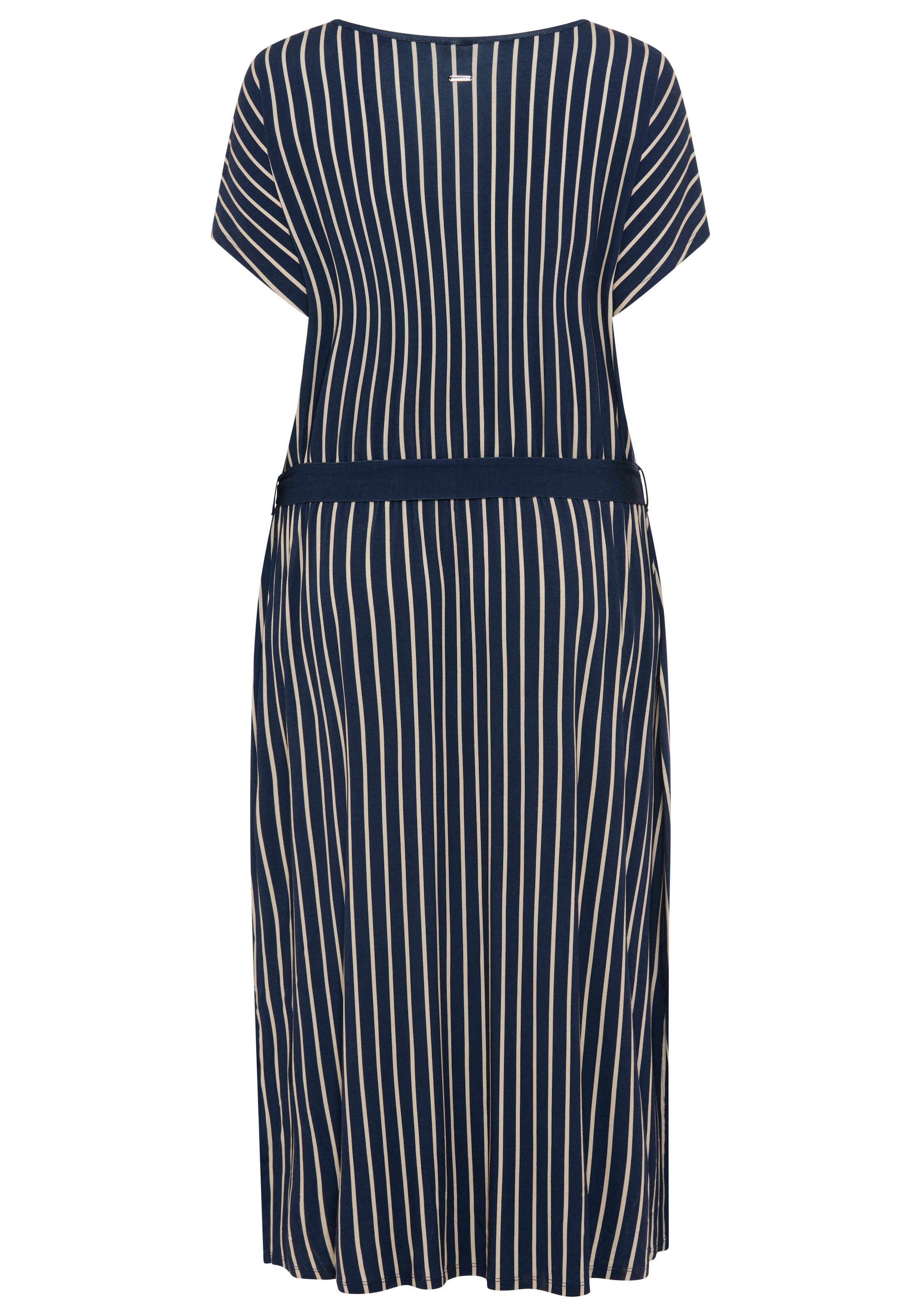 Laura Scott CURVE Maxikleid in modernem Streifen-Design