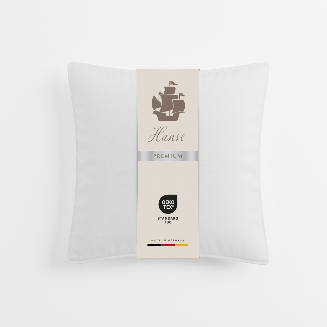 Hanse mit Kogge Kopfkissen »Hanse Premium Loungekissen, Luxuskissen, Made in Germany, 80x80 cm« Füllung: 100% Polyester 1 Stk. tlg. Kissen 80x80cm