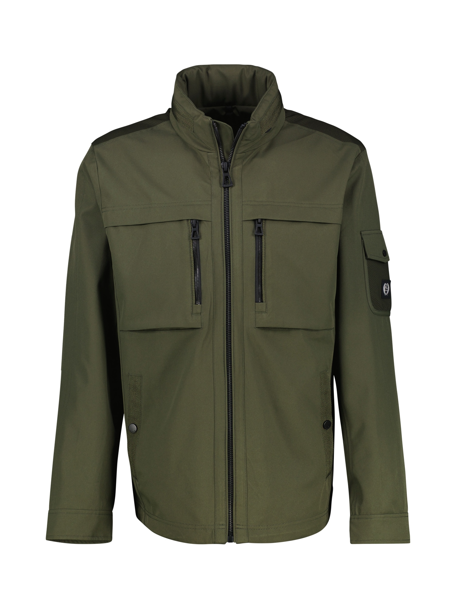 LERROS Outdoorjacke »LERROS Shell-Blouson mit Kapuze«, mit Kapuze, Wasser- und windabweisend, atmungsaktiv