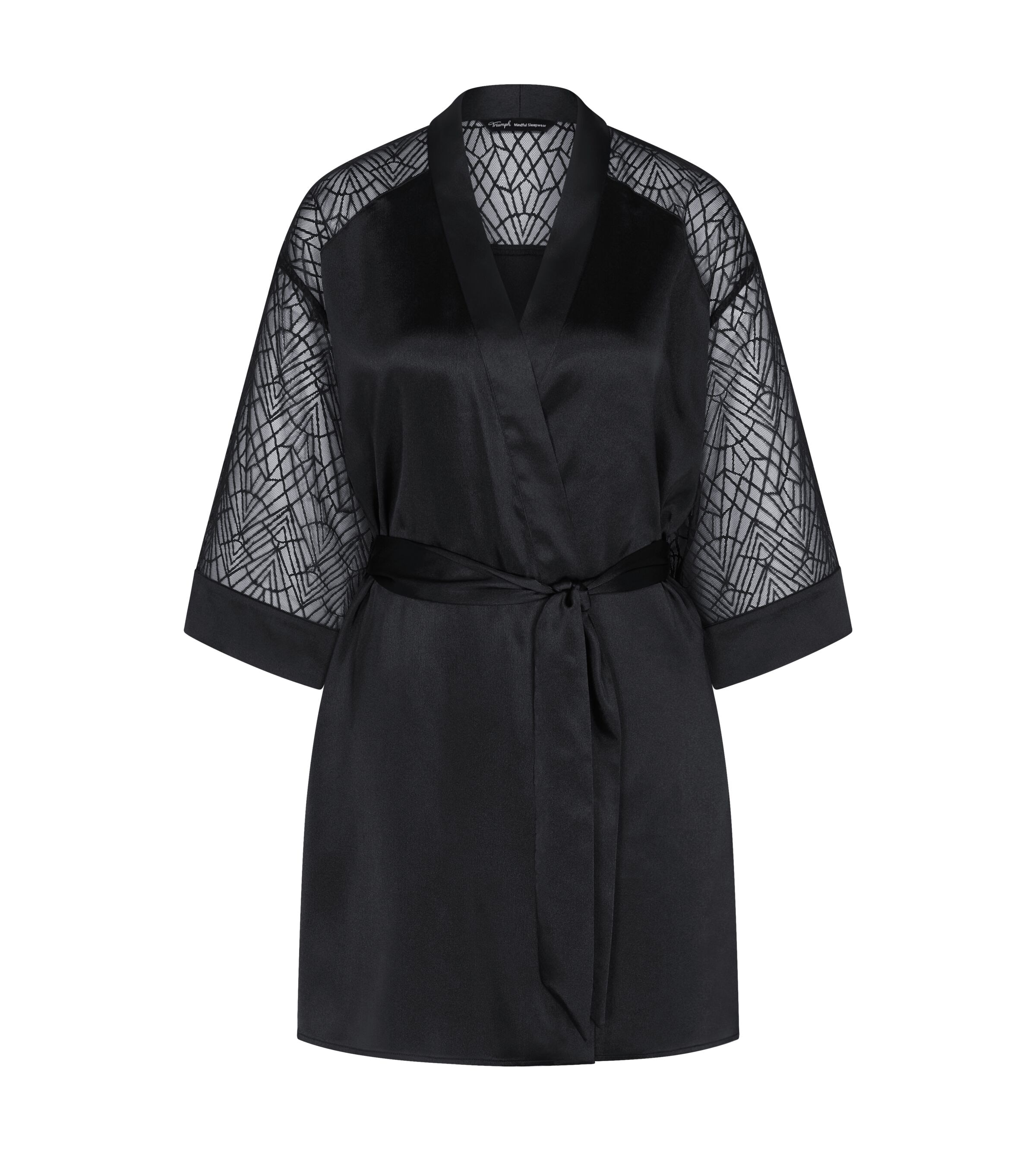 Triumph Morgenmantel »A Weekend to Remember Robe« weite, transparente Ärmel