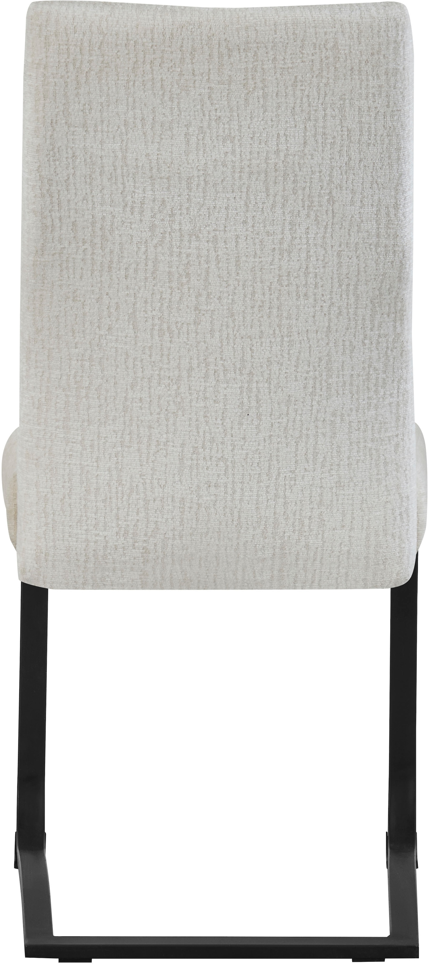 Home affaire Esszimmerstuhl »PICTOU, 2er Set, mit Metallgestell in matt schwarz« (Set) 2 Stk.in verschiedenen Farben, Belsatbarkeit pro Stuhl 120 kg