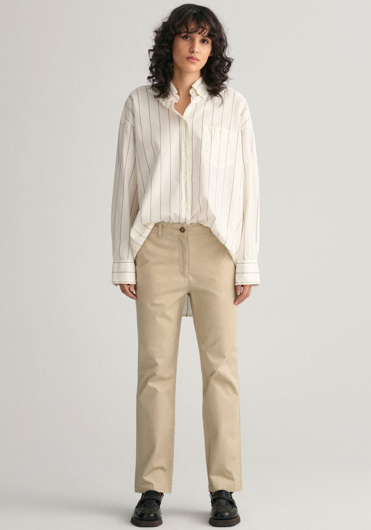 Gant Chinohose »SLIM CHINOS«, mit verkürzter Länge