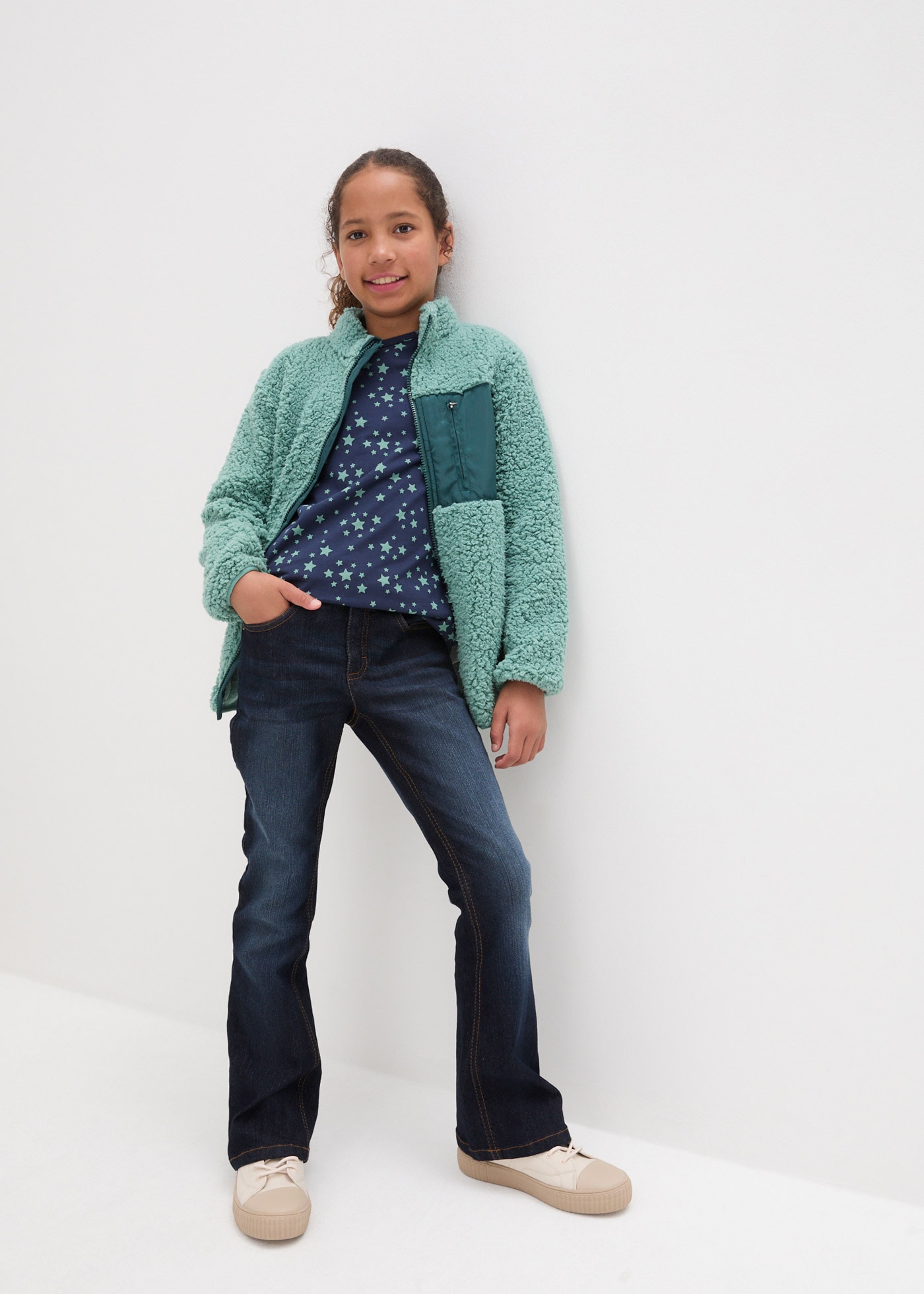 bonprix Langarmshirt, 3er Packung
