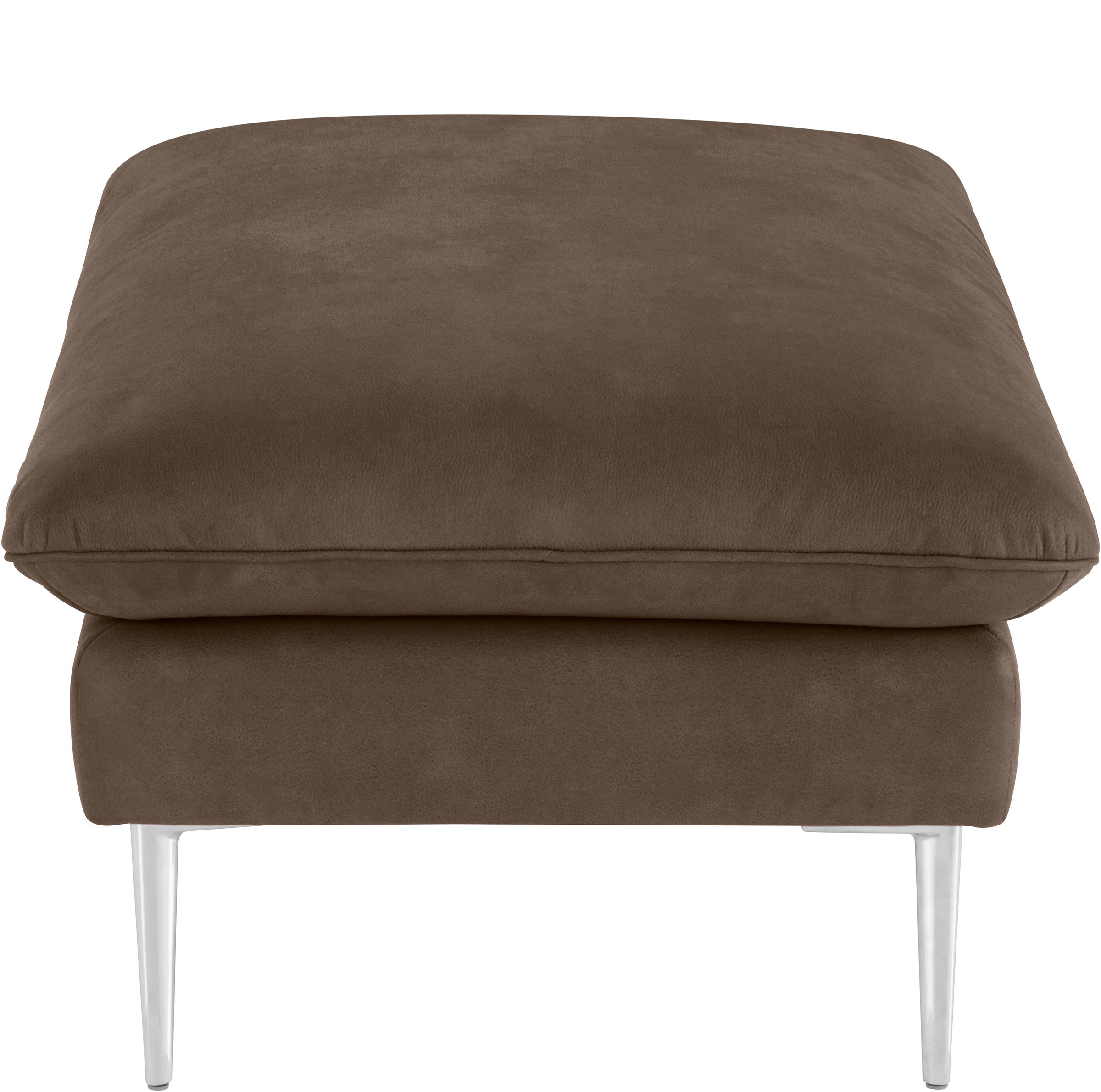 W.SCHILLIG Hocker »enjoy&MORE«, Füße Chrom glänzend, Breite 106 cm