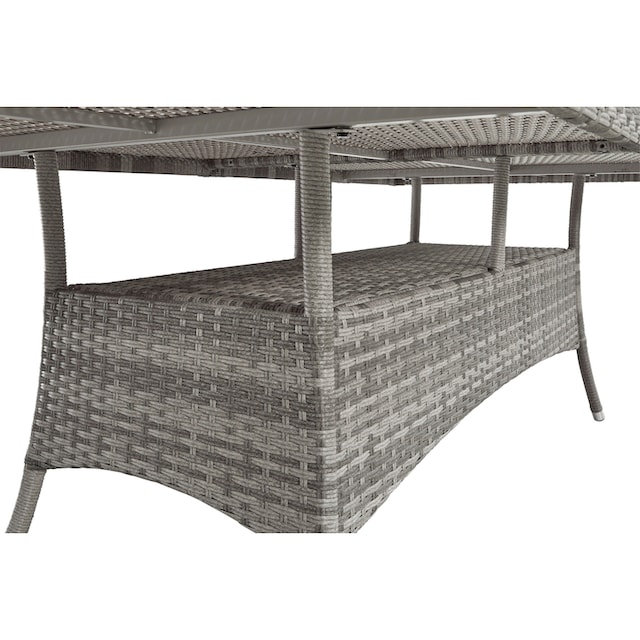 KONIFERA Garten-Essgruppe »Belluno«, (17 tlg.), 8 Sessel, Tisch 200x100 cm,  Polyrattan online kaufen