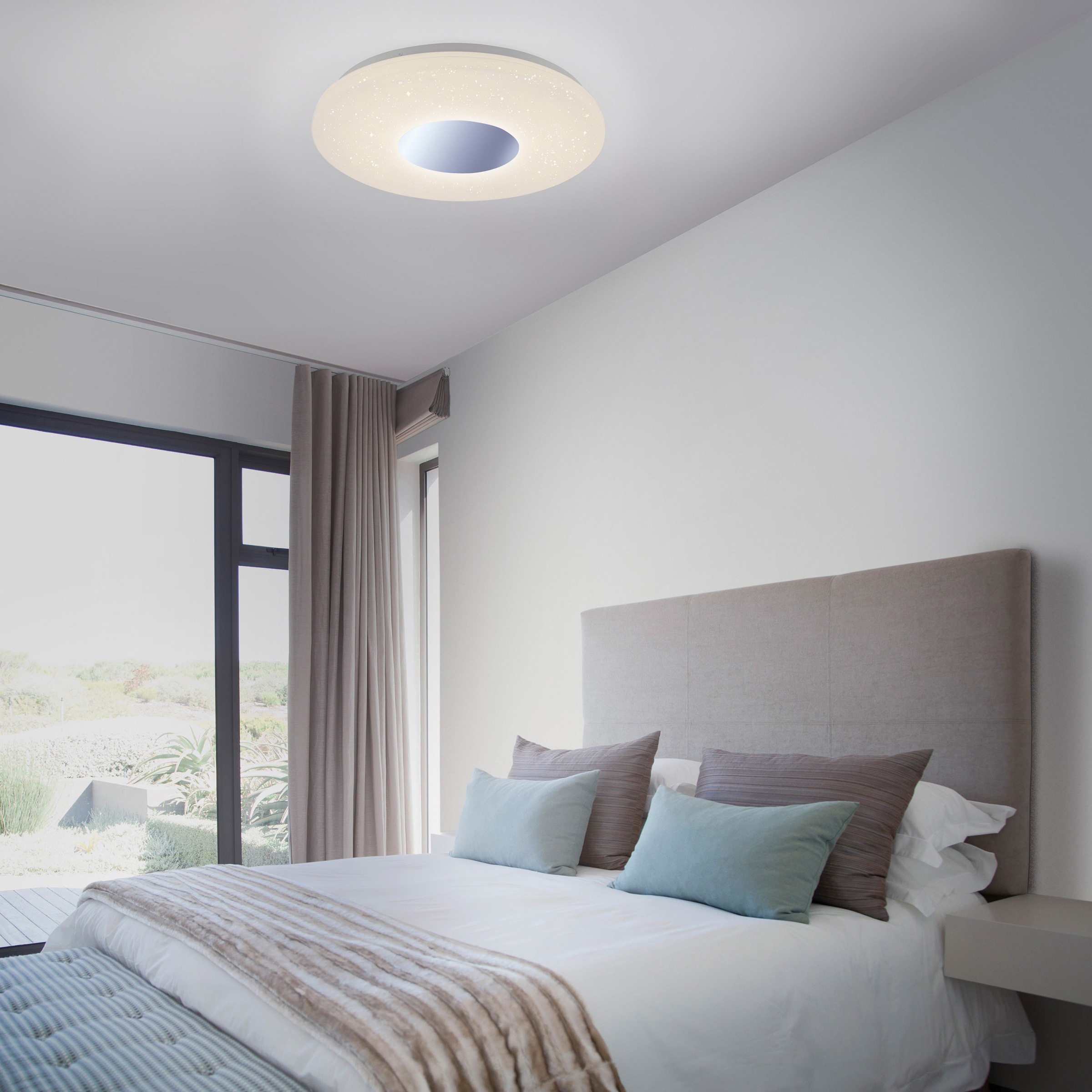 JUST LIGHT LED Deckenleuchte »LAVINIA« LED-Board 1 Stk. Warmweiß LED Decken günstig online kaufen