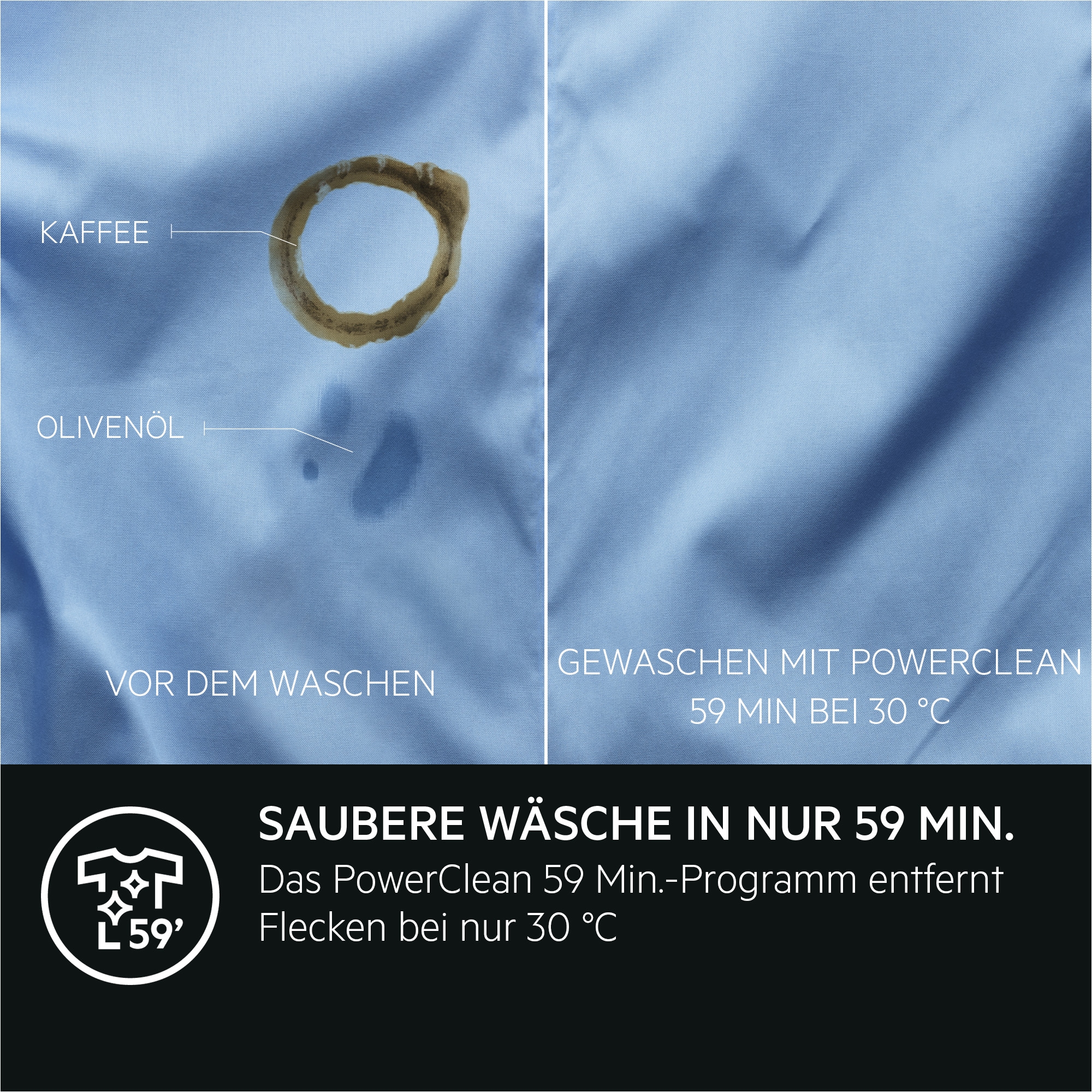 AEG Waschmaschine Toplader 8000 PowerCare® »LTR8A80370« 6 kg 1300 U/min PowerClean: Vollständige Fleckenentfernung in 59 Min. bei nur 30 °C