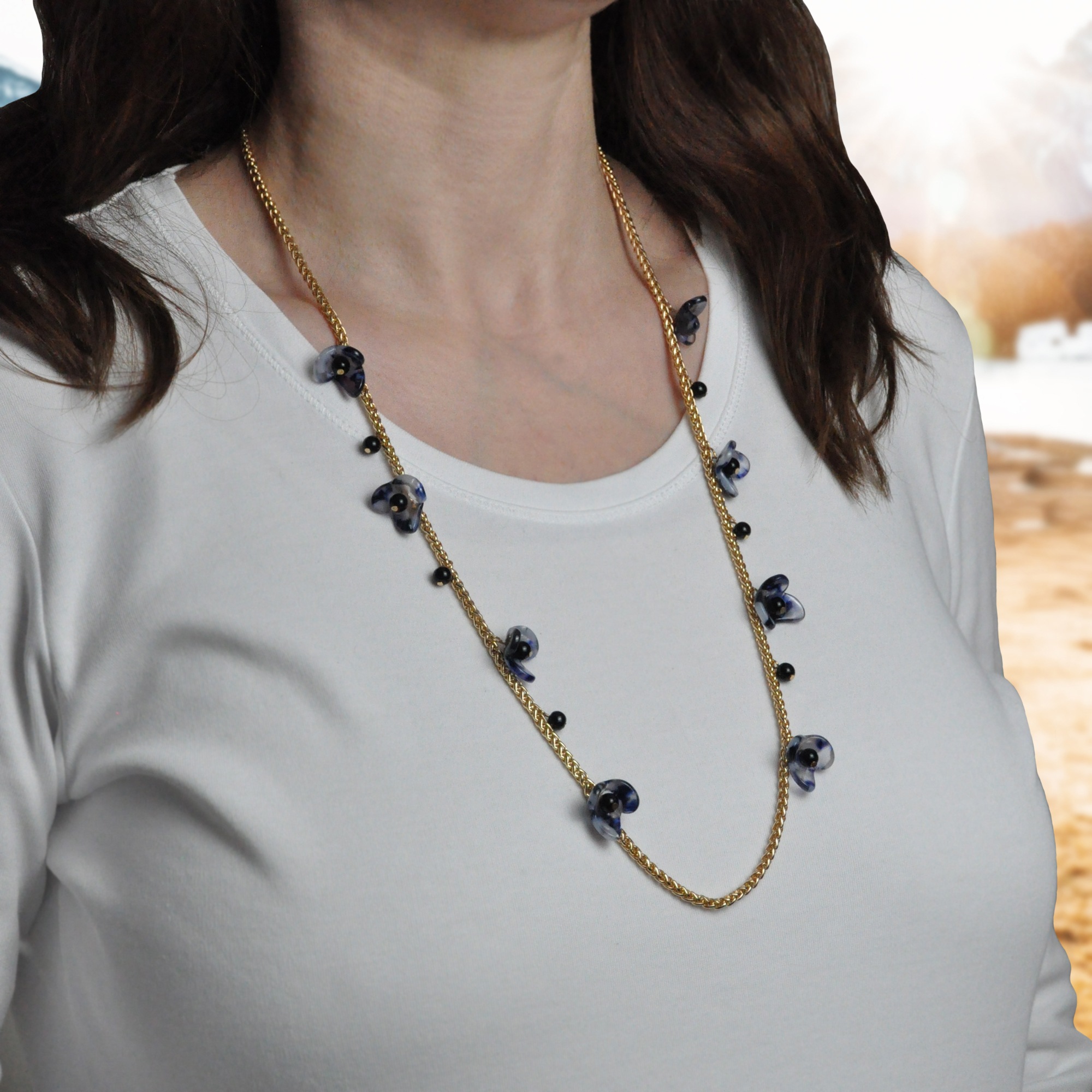 Steuer Collierkettchen »Brillenkette«