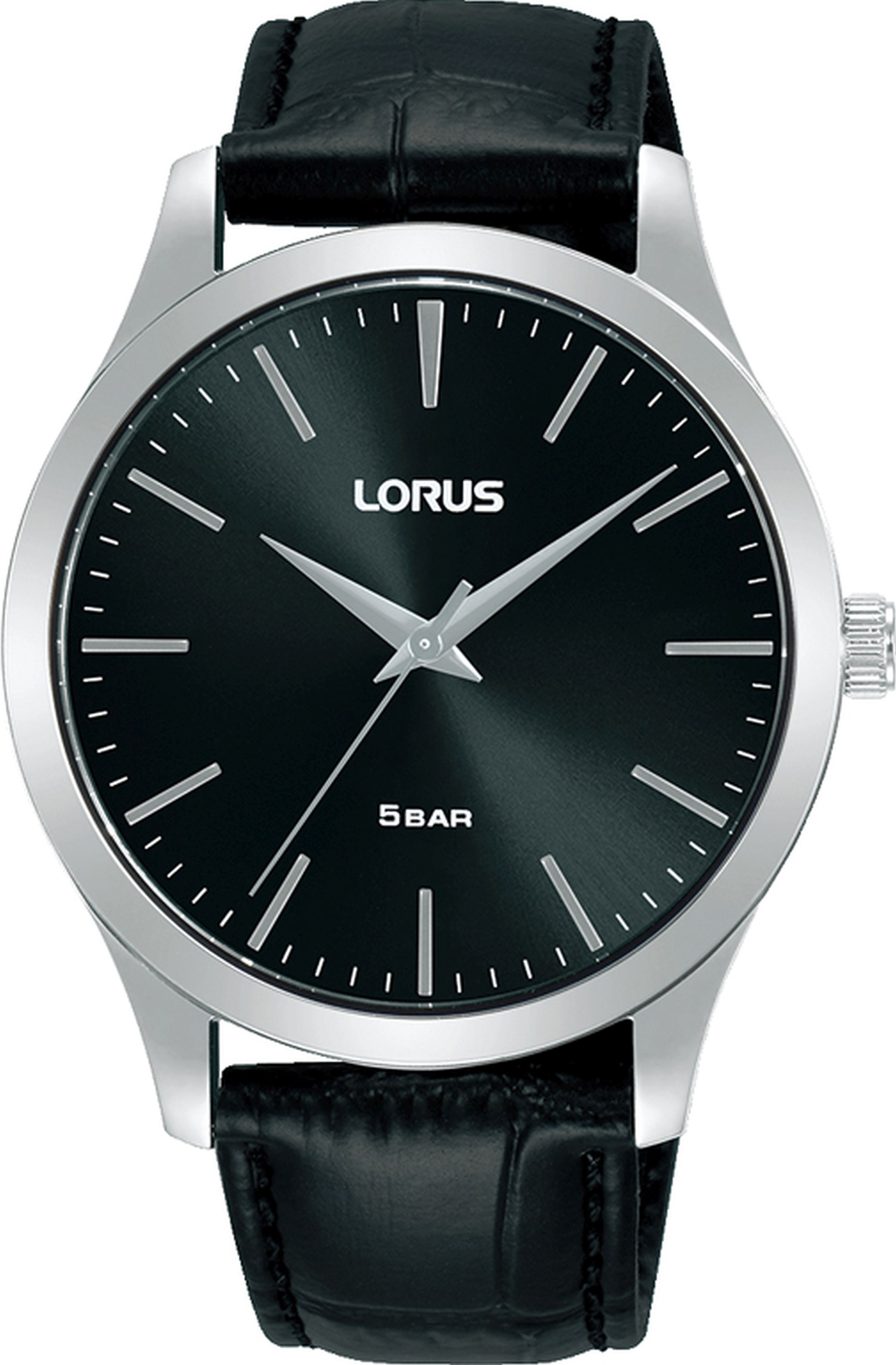 LORUS Quarzuhr »RRX71HX9«, Armbanduhr, Herrenuhr, Damenuhr, Lederarmband günstig online kaufen