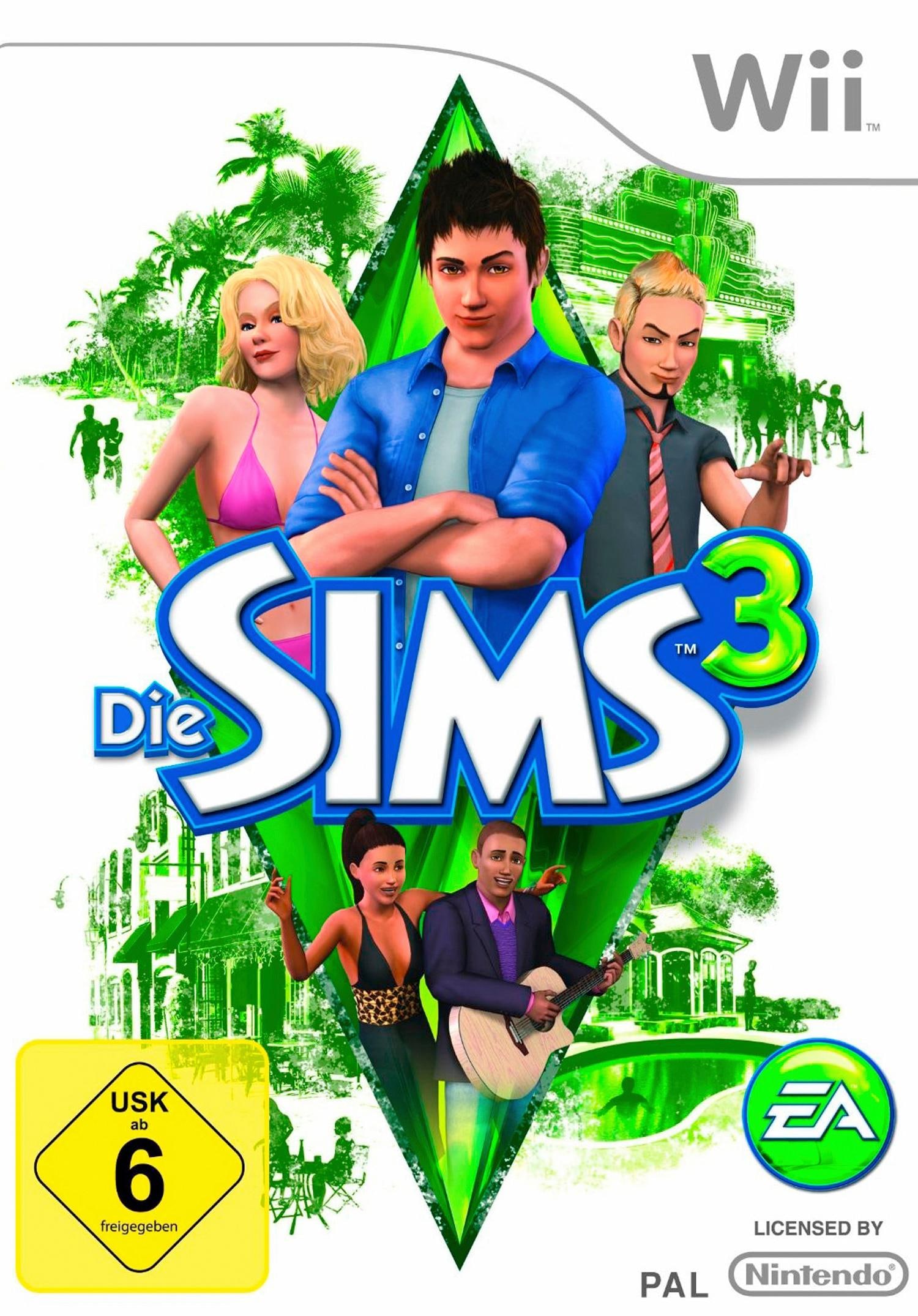 Electronic Arts Spielesoftware Nintendo Sims Pyramide Software »Die 3«, auf kaufen Raten 3DS