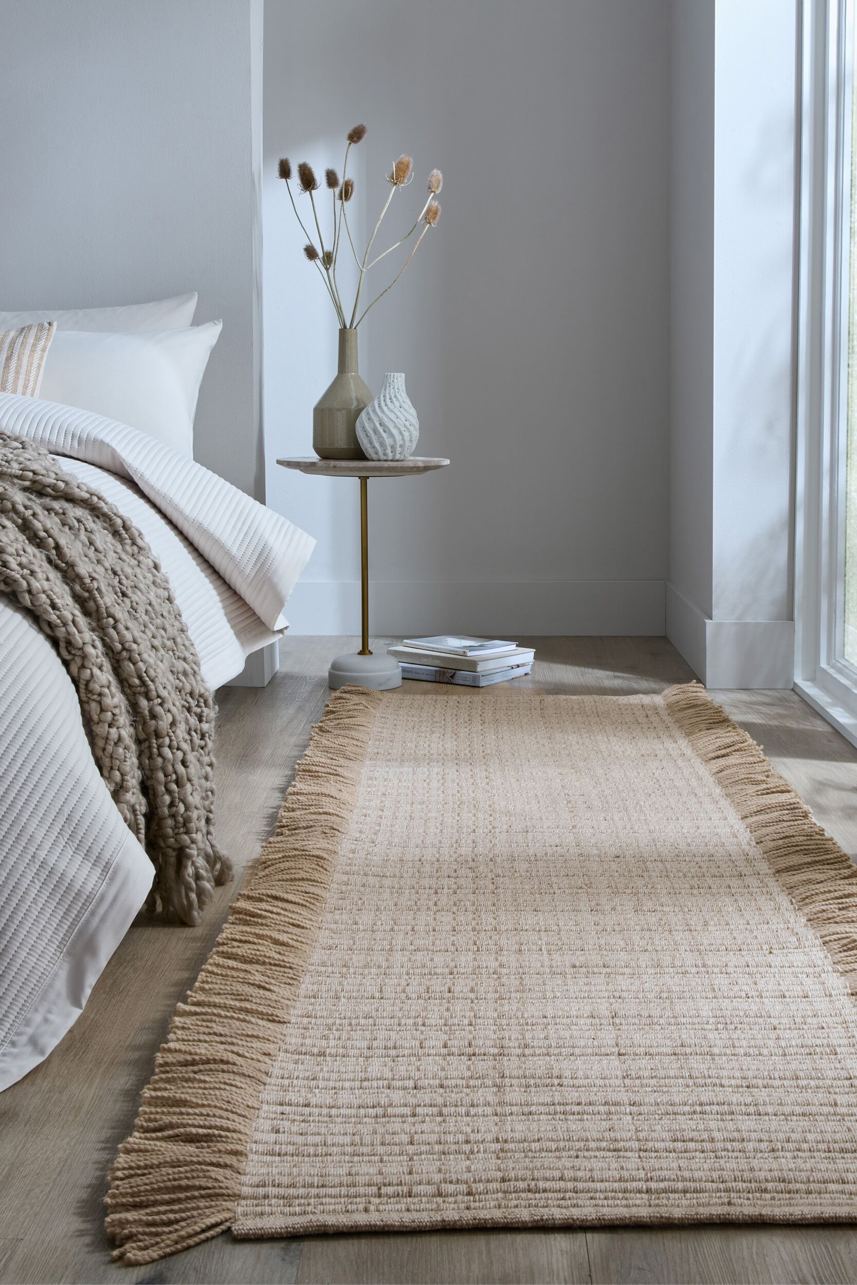 FLAIR RUGS Teppich »Rene«, rechteckig, 4 mm Höhe, aus gewebter Wolle