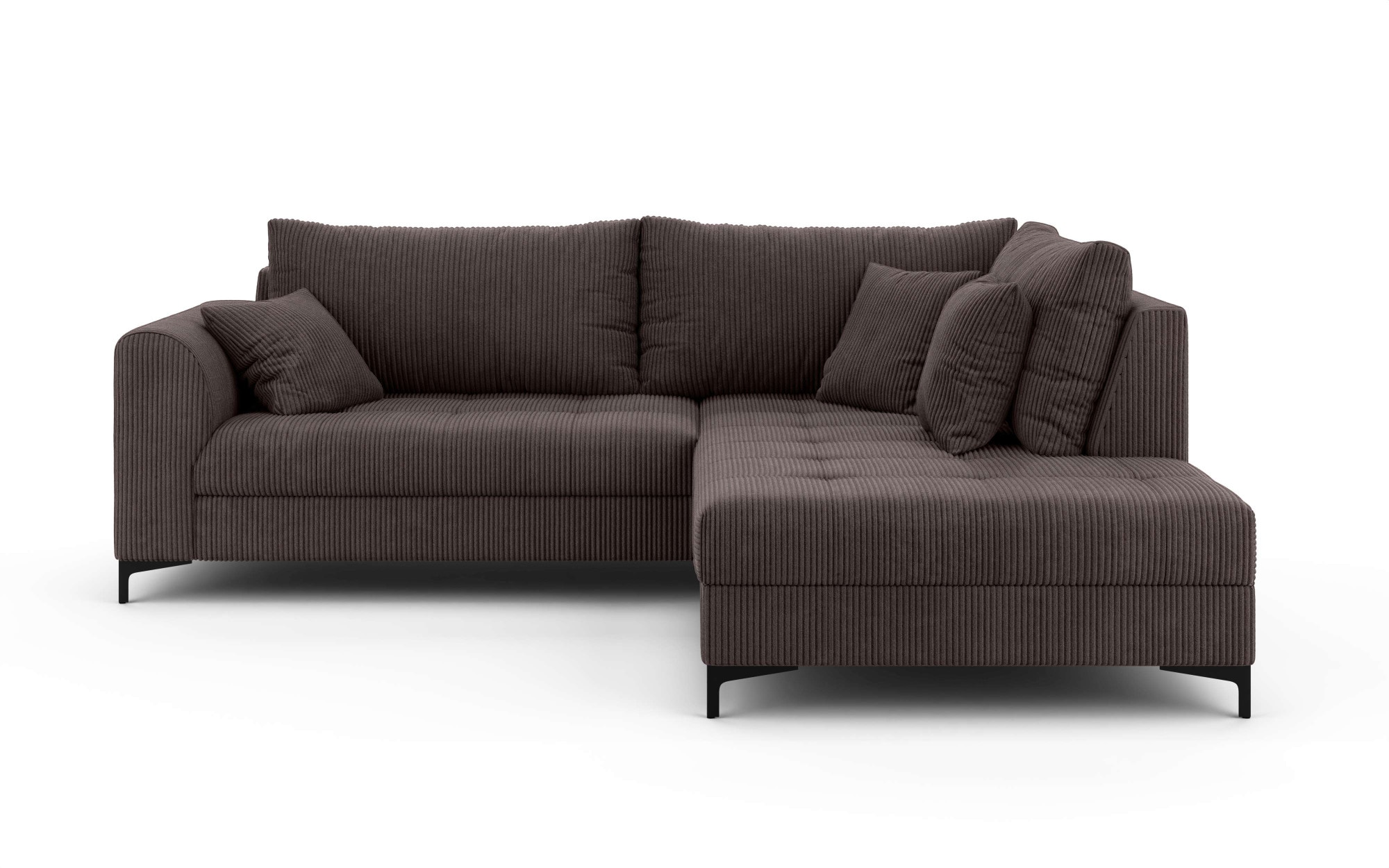 OTTO home Ecksofa »LEEVKE Design-Sofa mit Ottomane rechts/links bestellbar, günstig online kaufen
